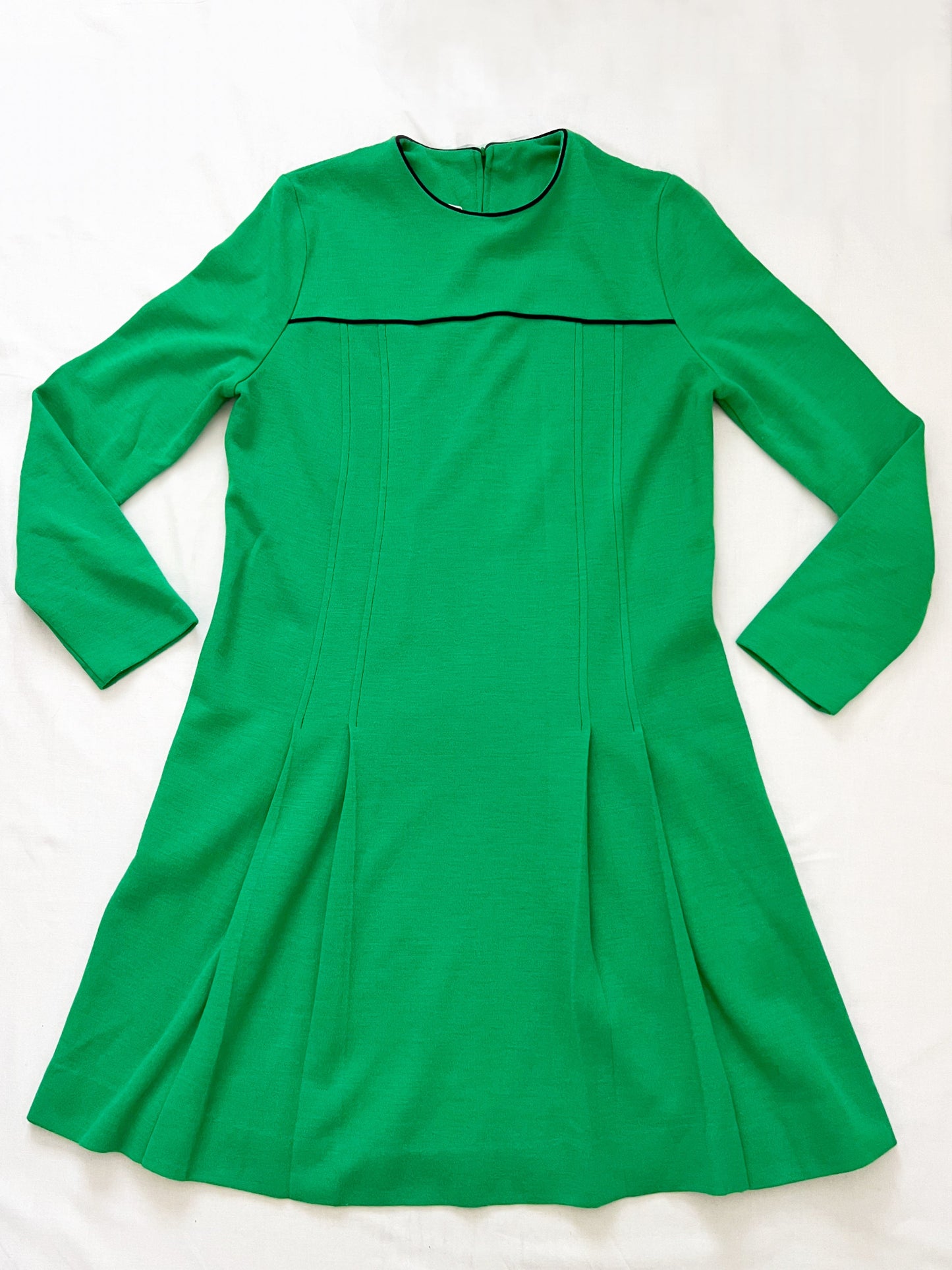 60s green dress, Size M