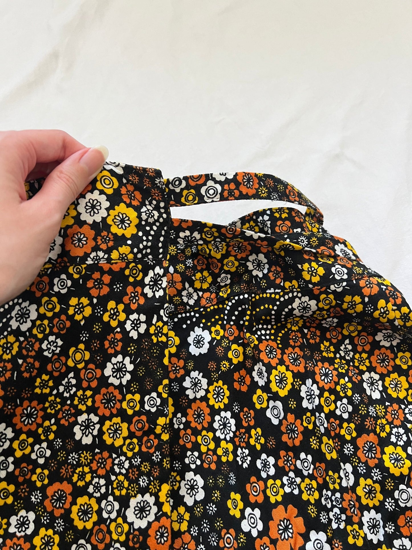 70s flower wrap skirt, Size XXS-XS