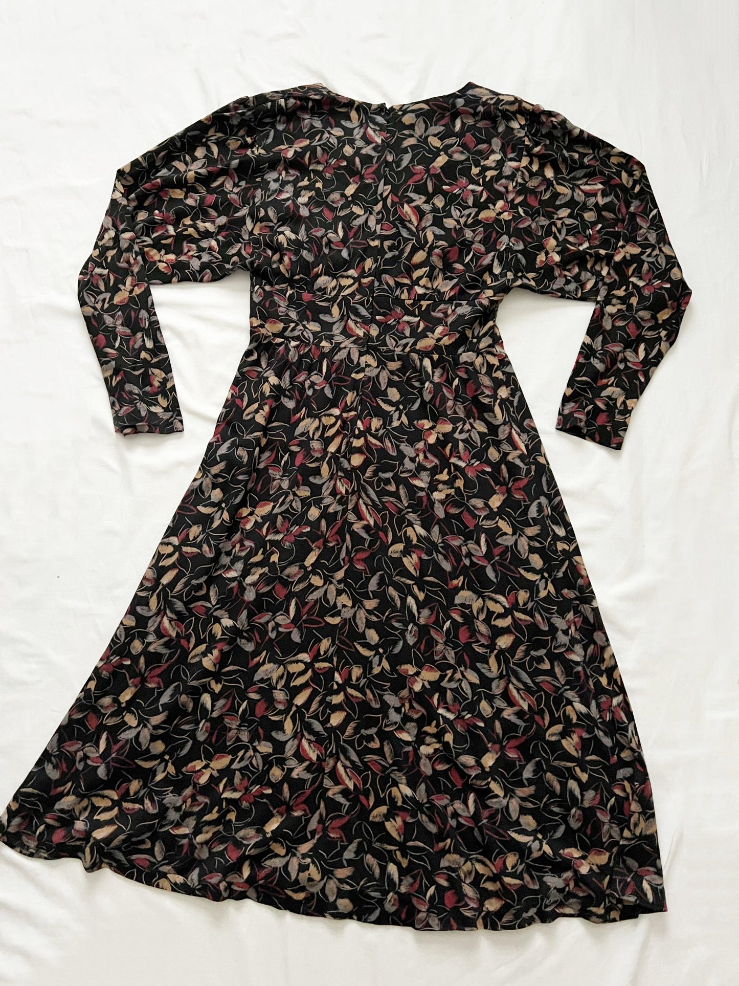 Dark flower dress, Size S