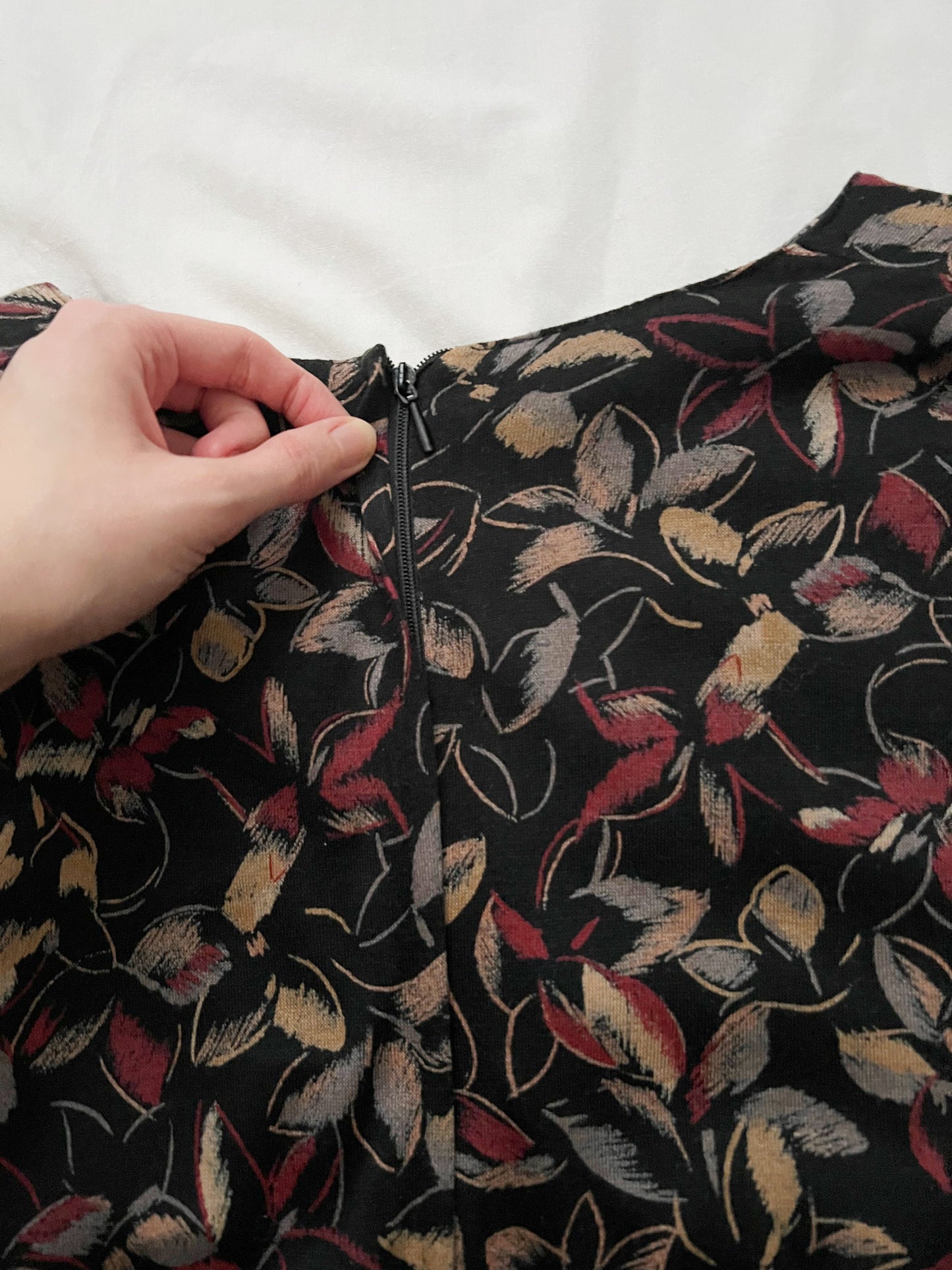 Dark flower dress, Size S
