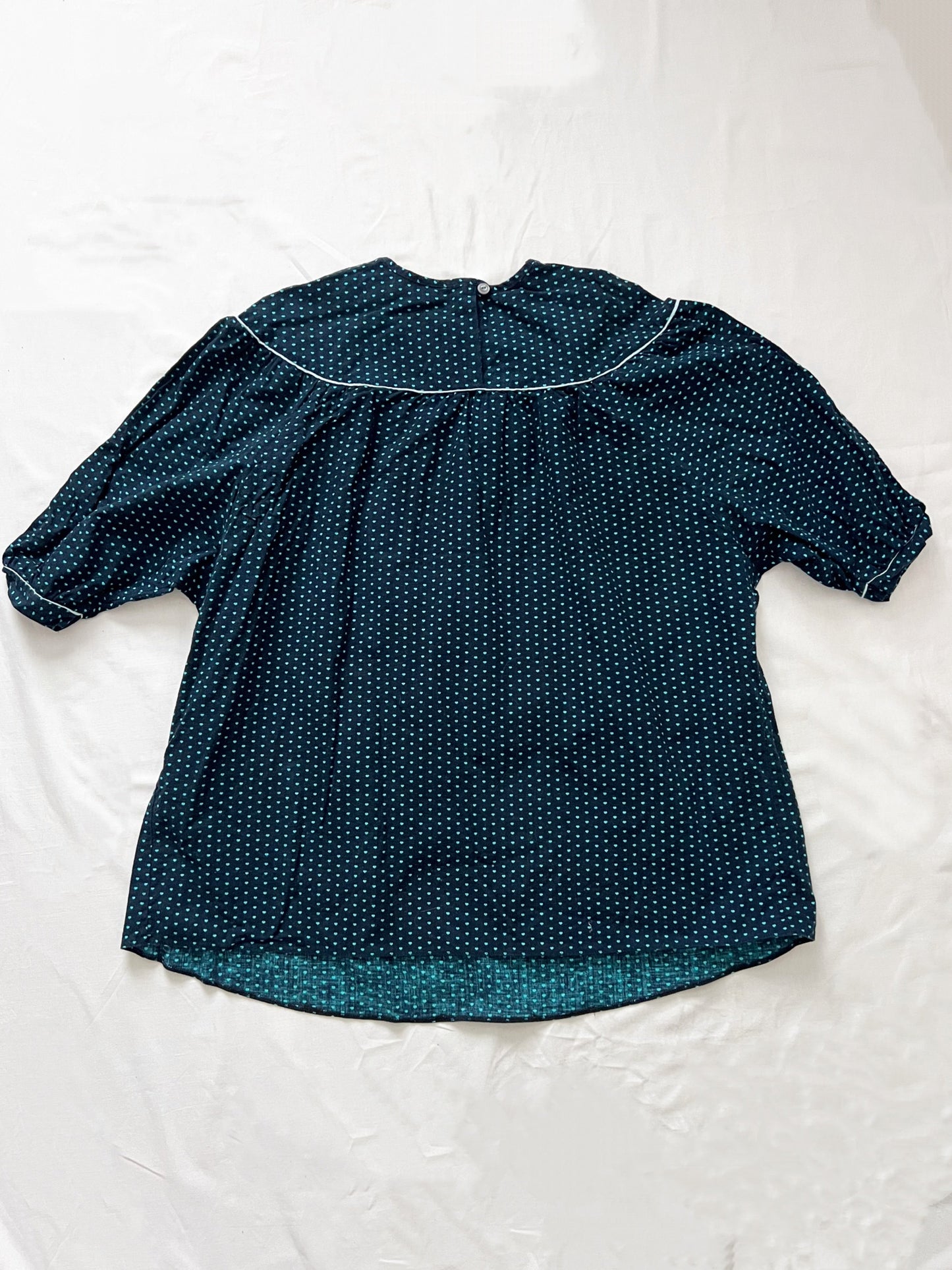 80s loose fitting/maternity blouse, Size S