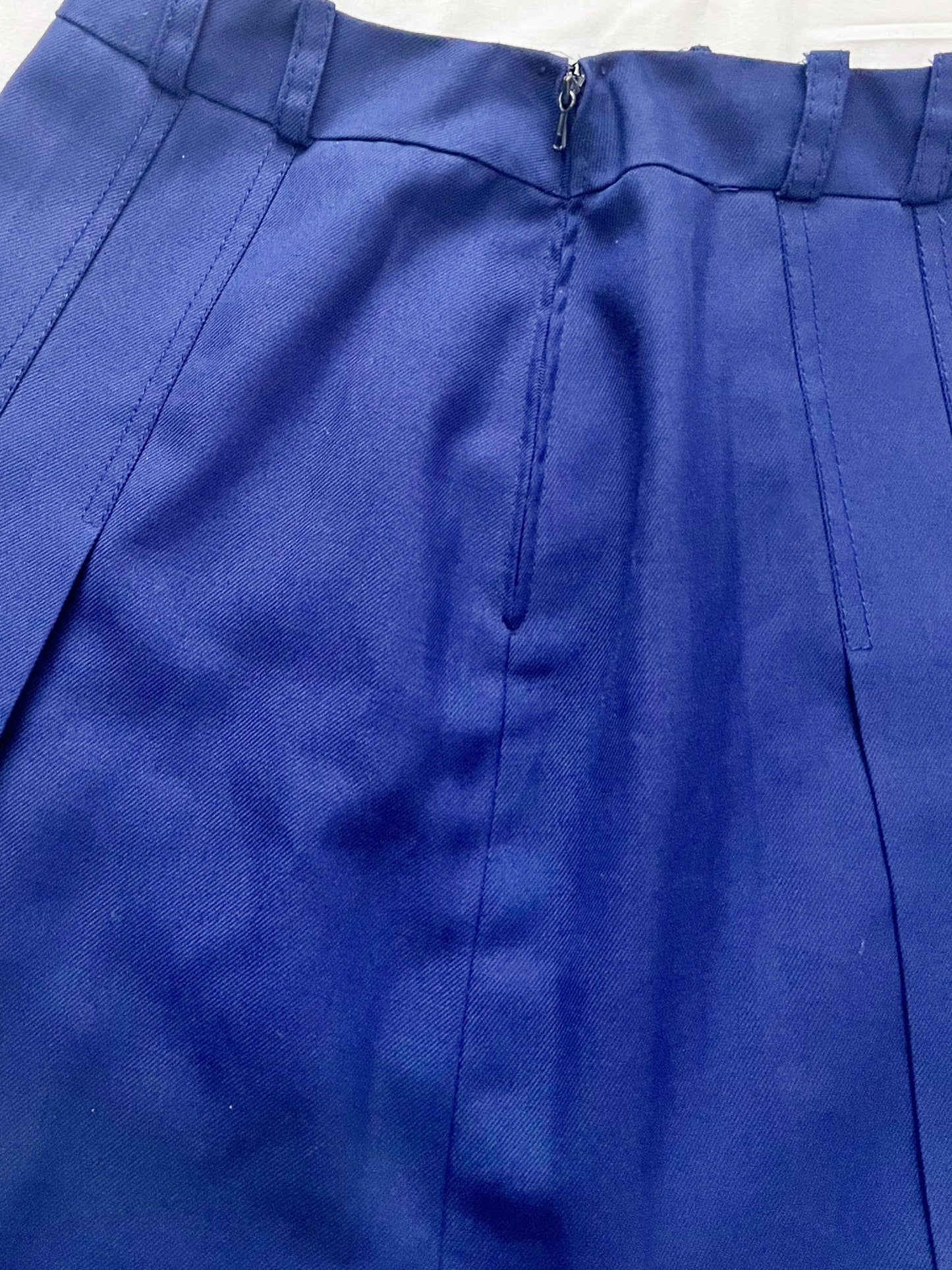70s blue mini skirt, Size S