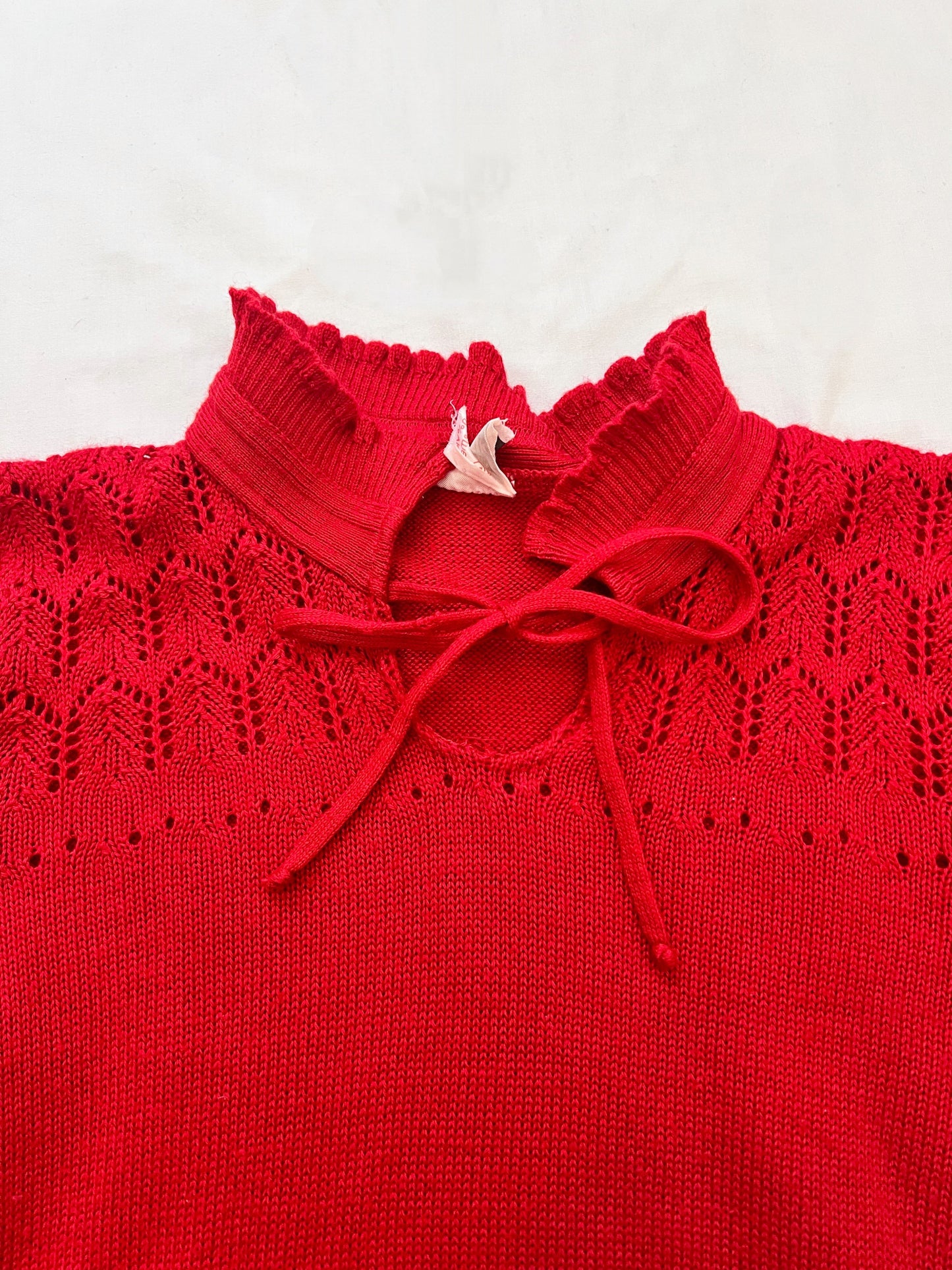 70s red sweater, Size S-M