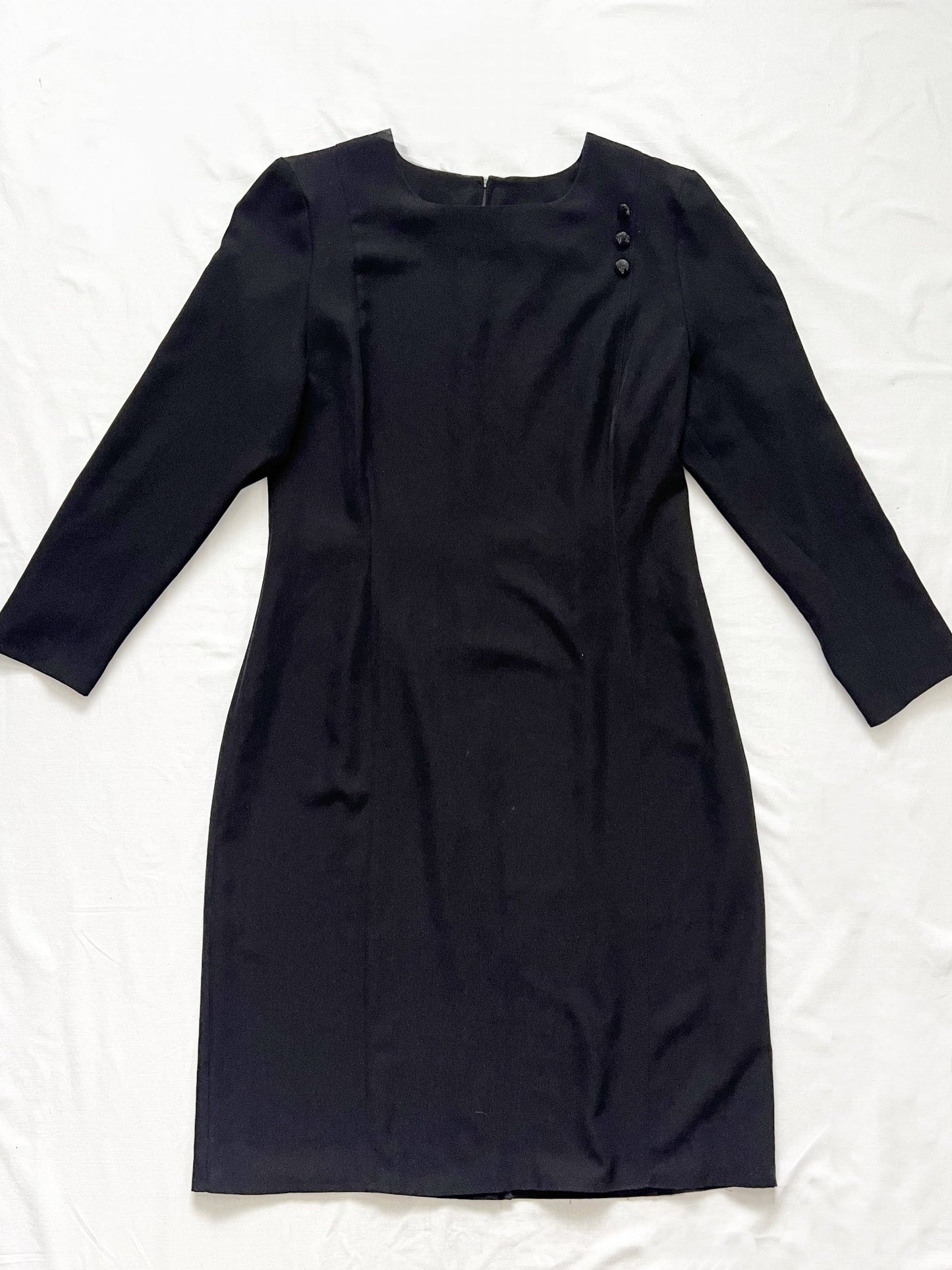 Black 80s dress, Size M
