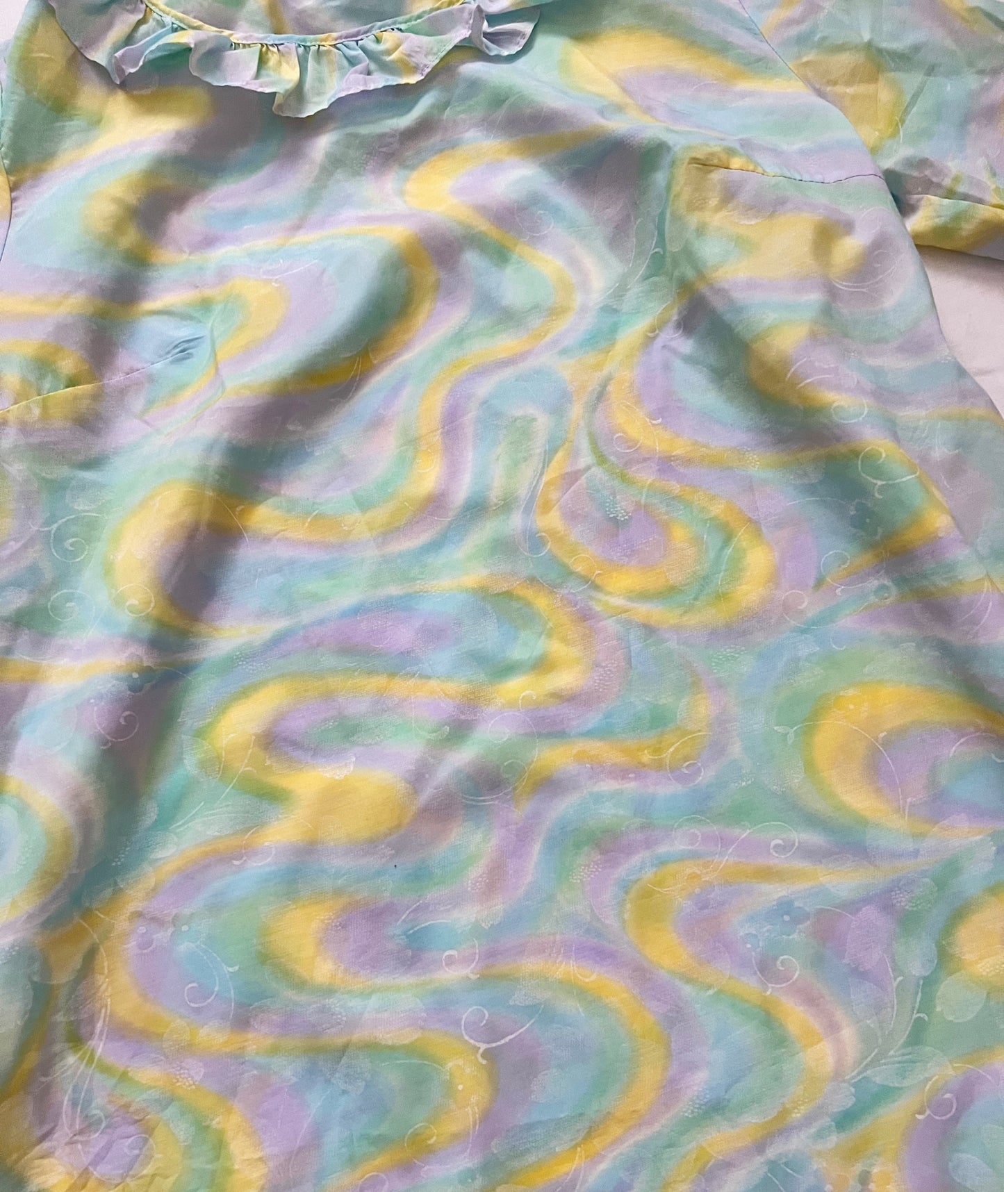 60s pastel night gown, Size L