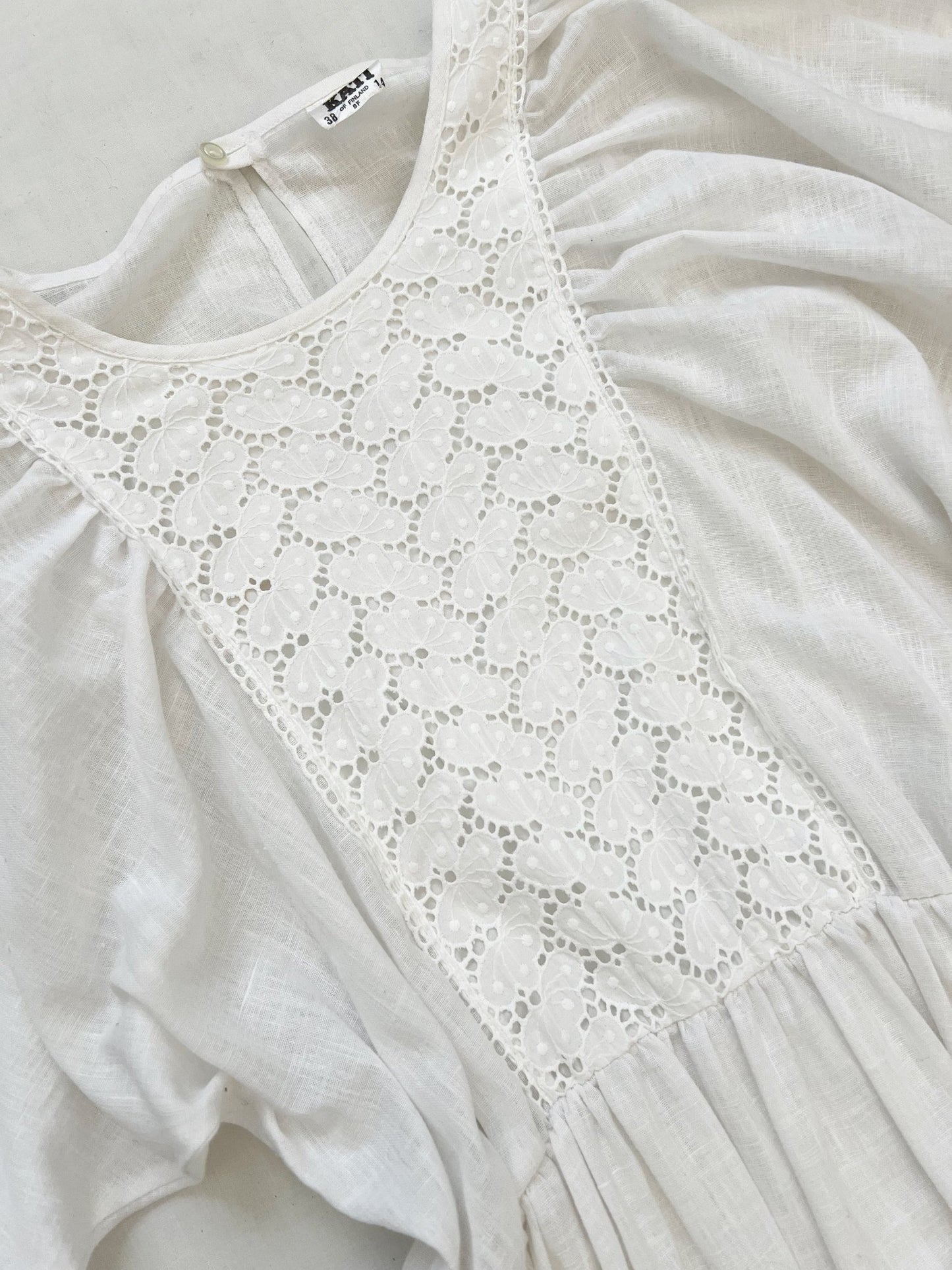 White flower dress, Size L