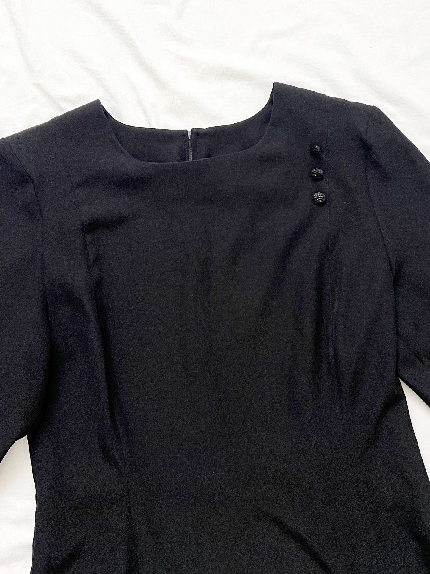 Black 80s dress, Size M