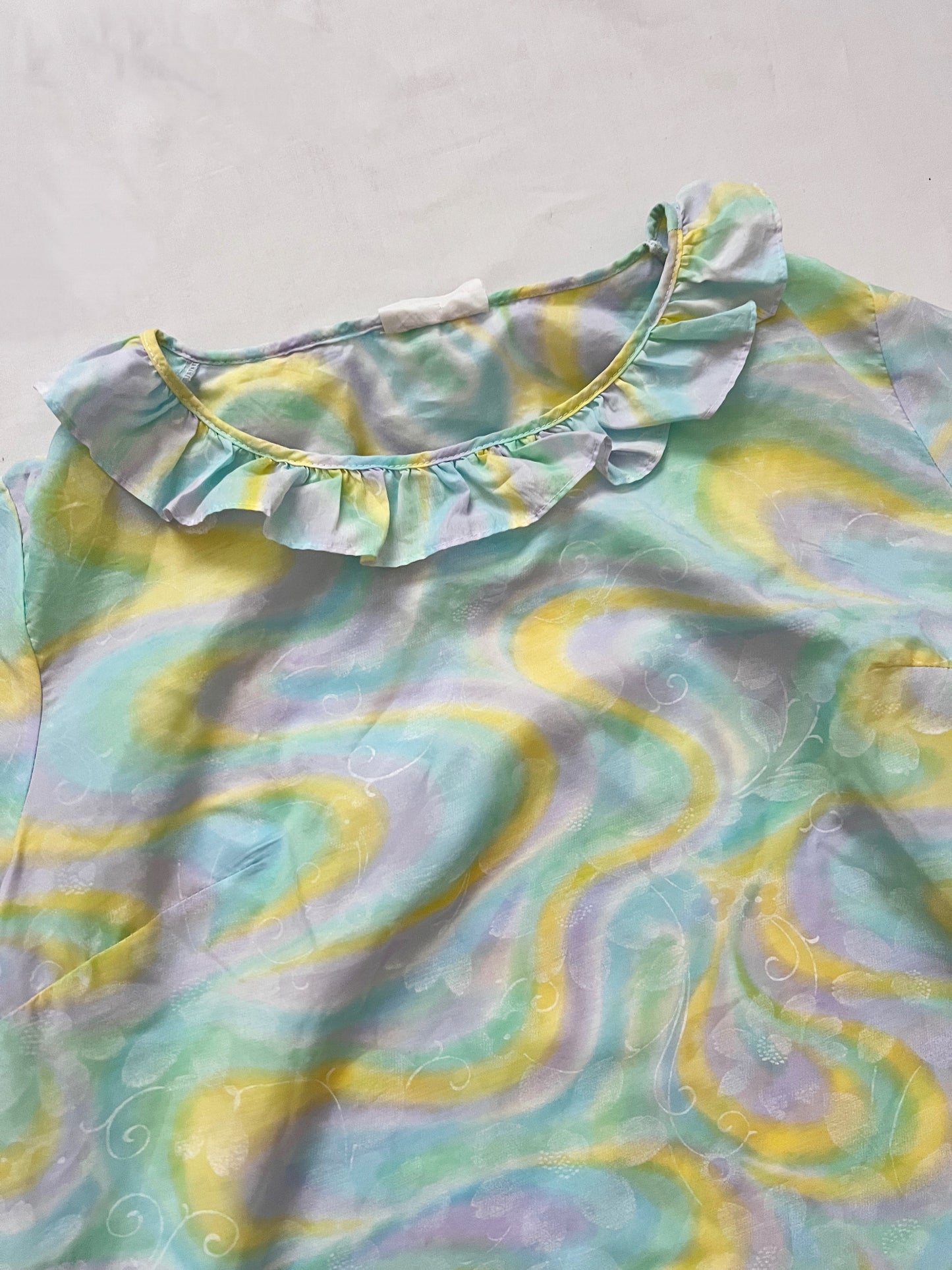60s pastel night gown, Size L