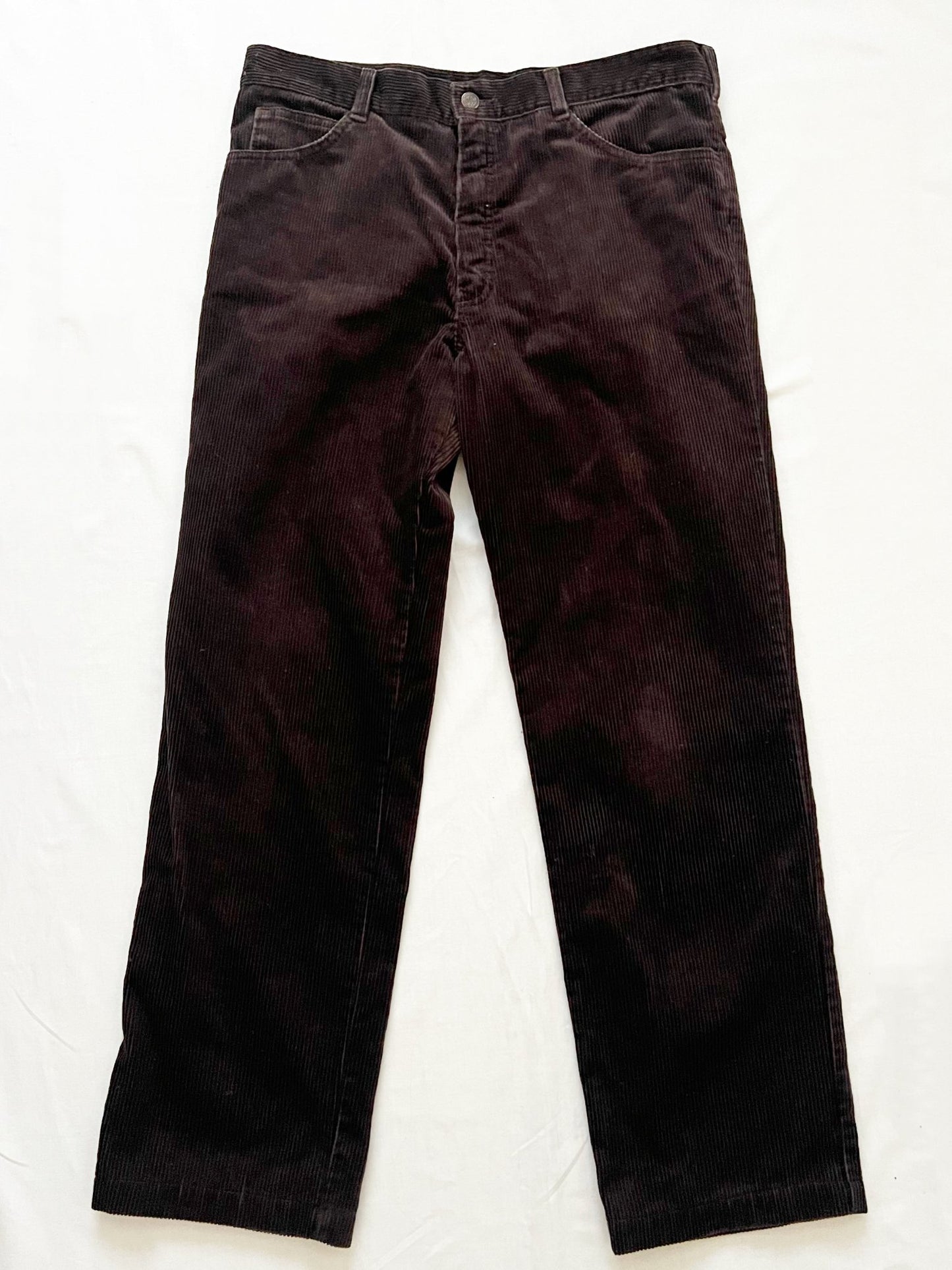 Brown ribbed jeans, Size M-L