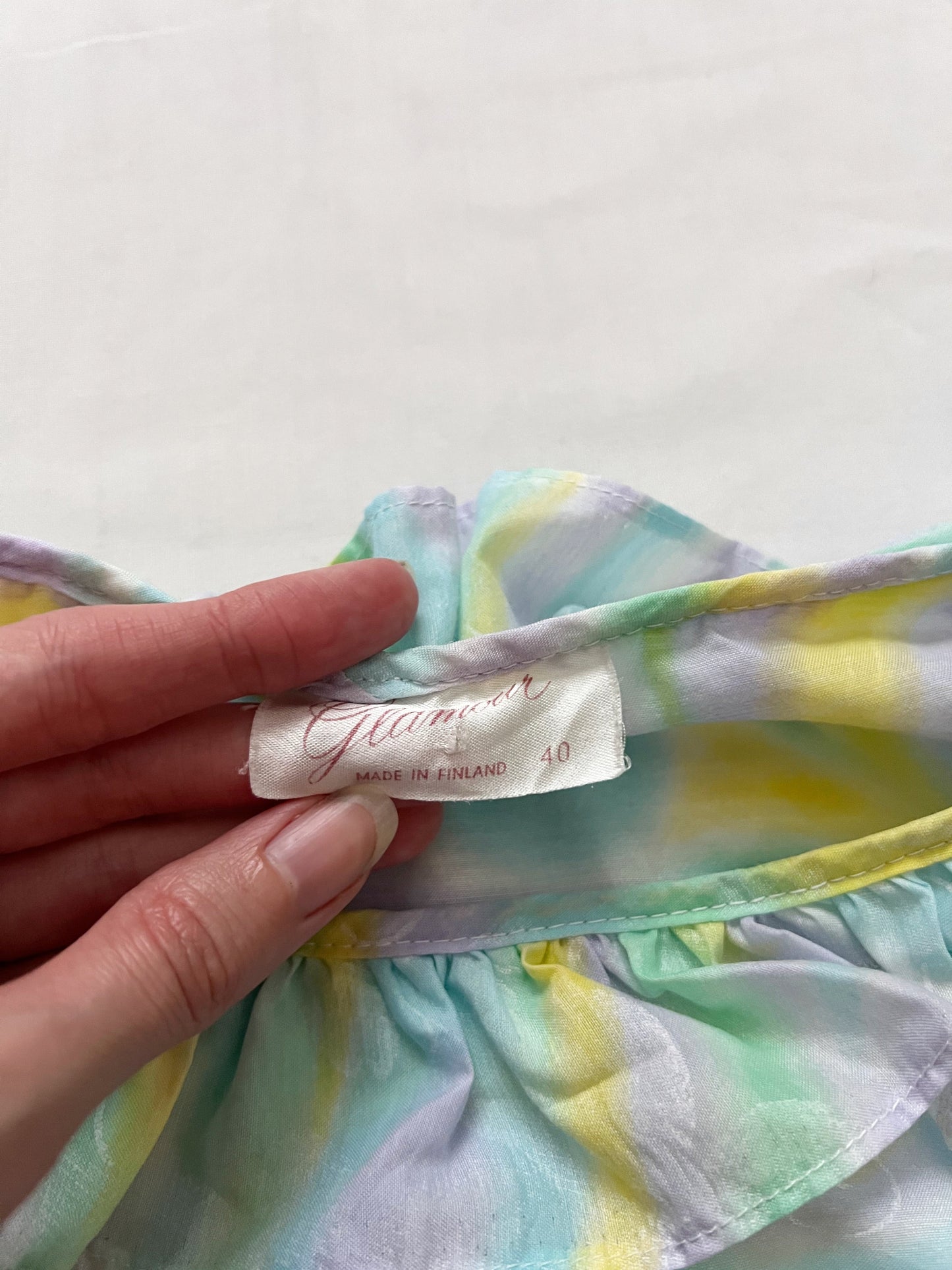 60s pastel night gown, Size L