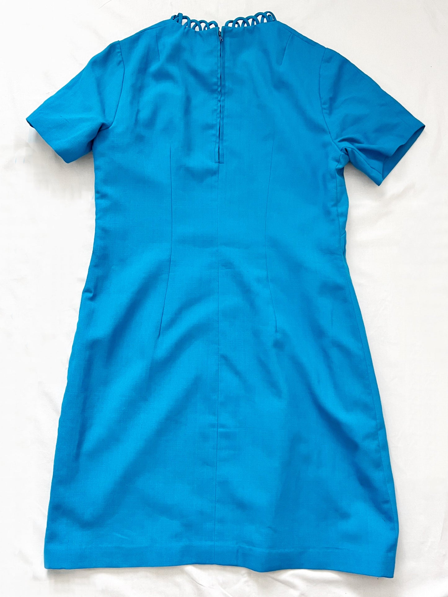 60s blue dress, Size L