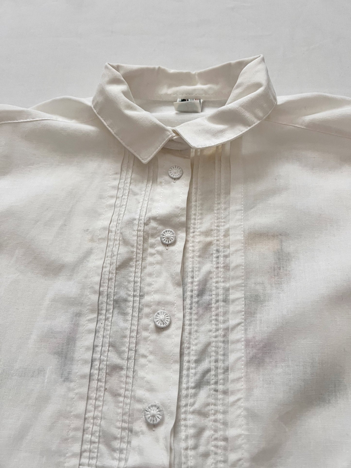 80s/90s flower market stall embroidery blouse, Size M