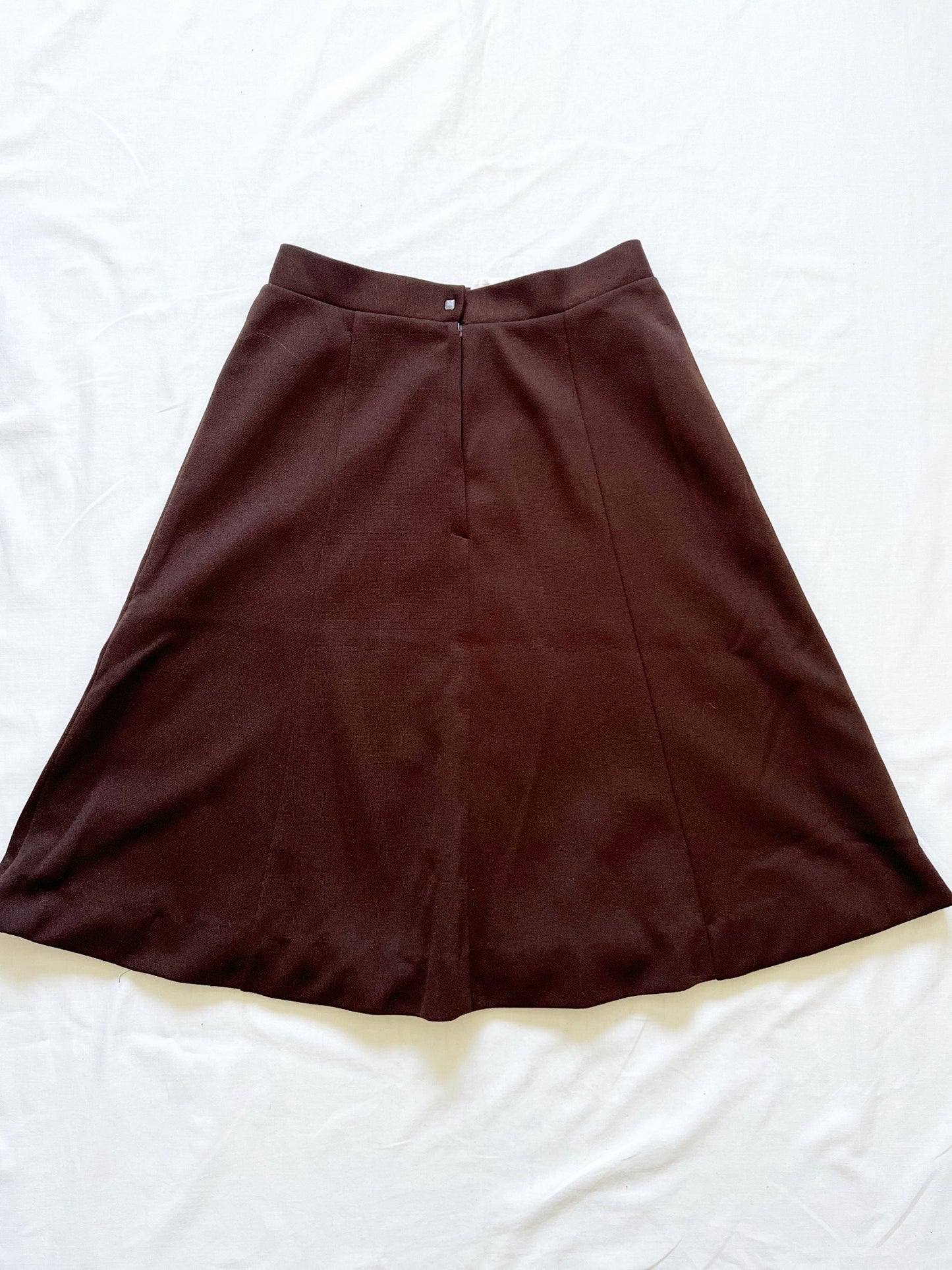 Brown 70s skirt, Size XS-S