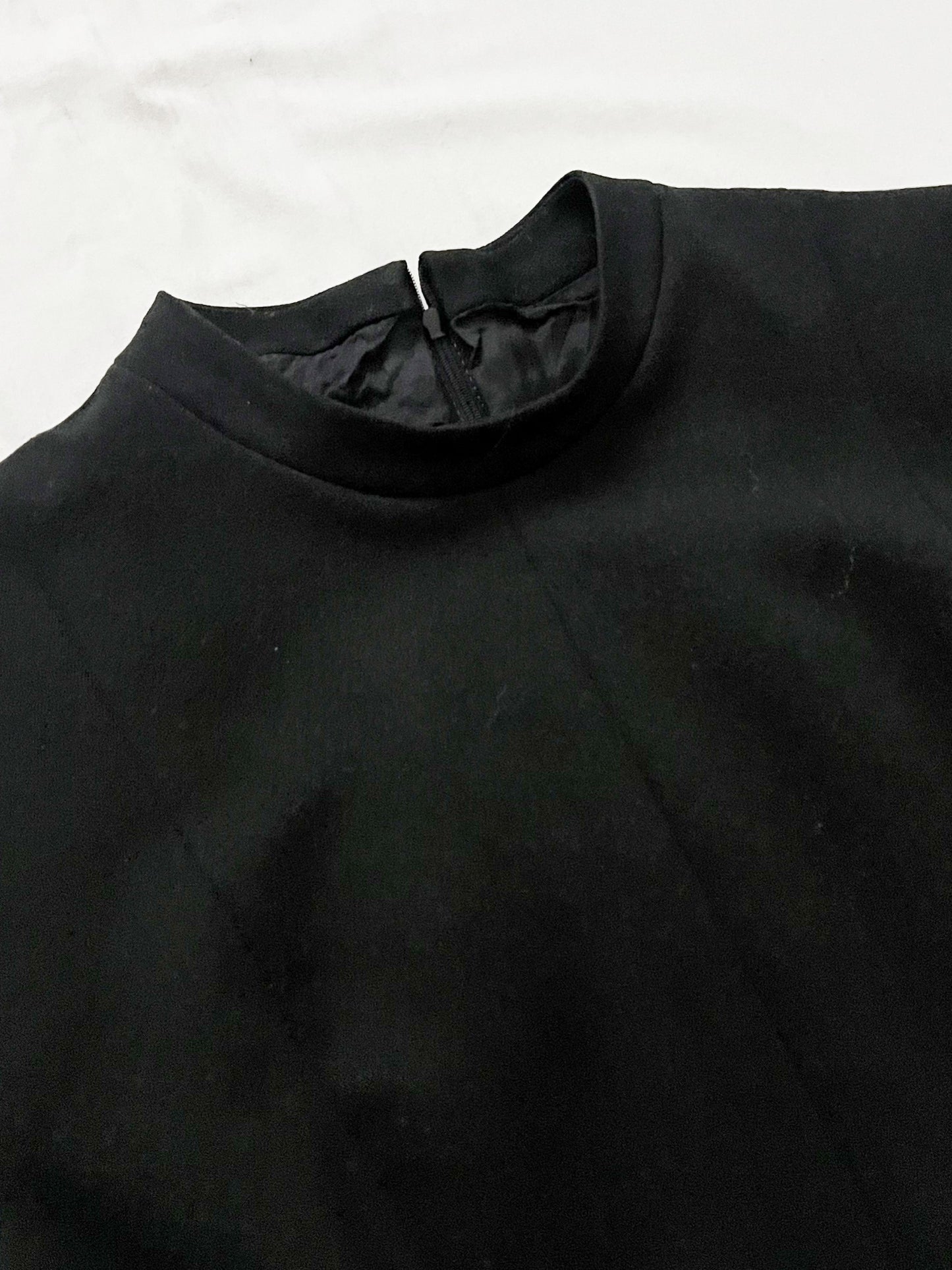 Black scalloped pattern dress, Size L