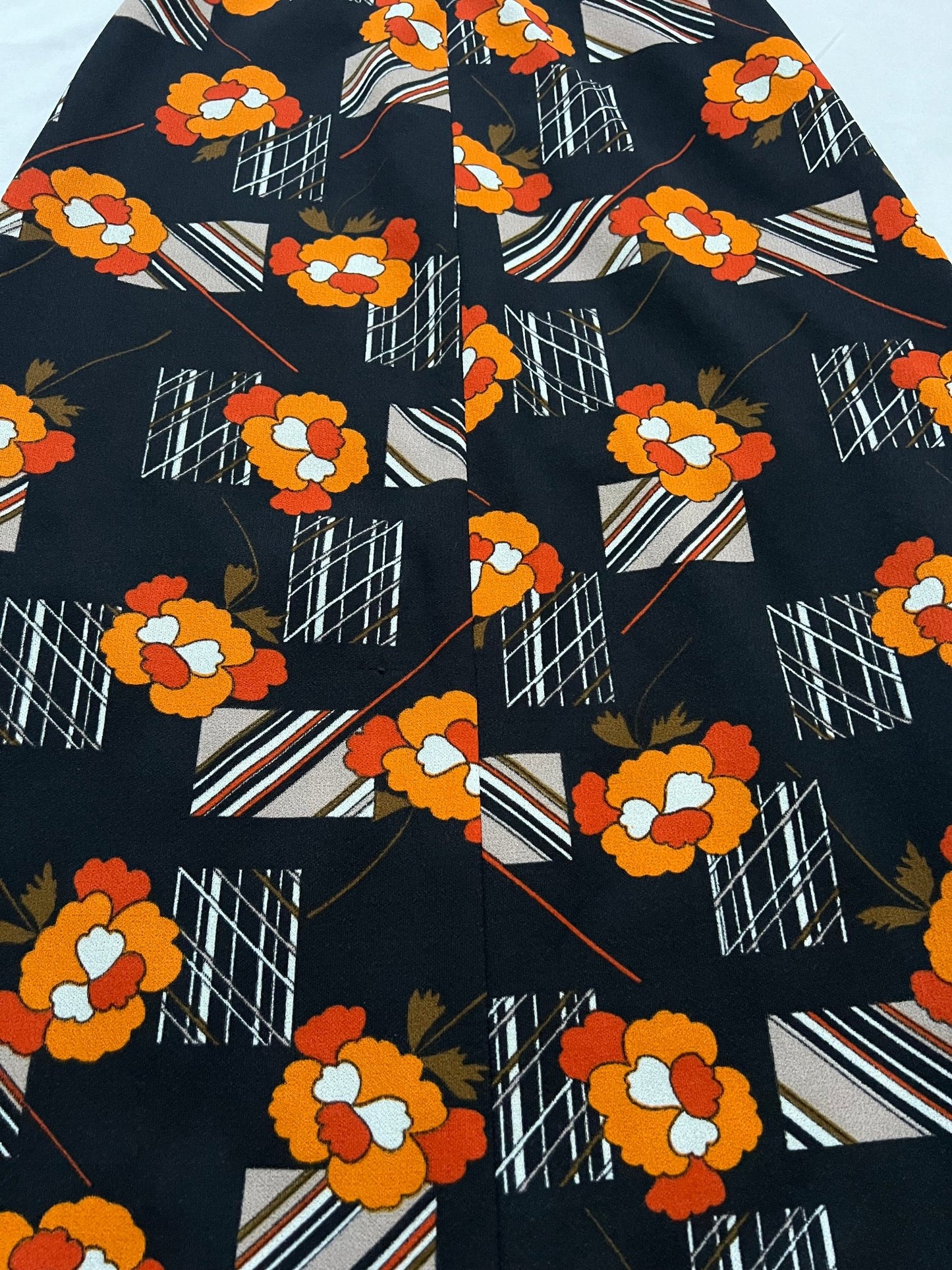 70s flower skirt, Size S