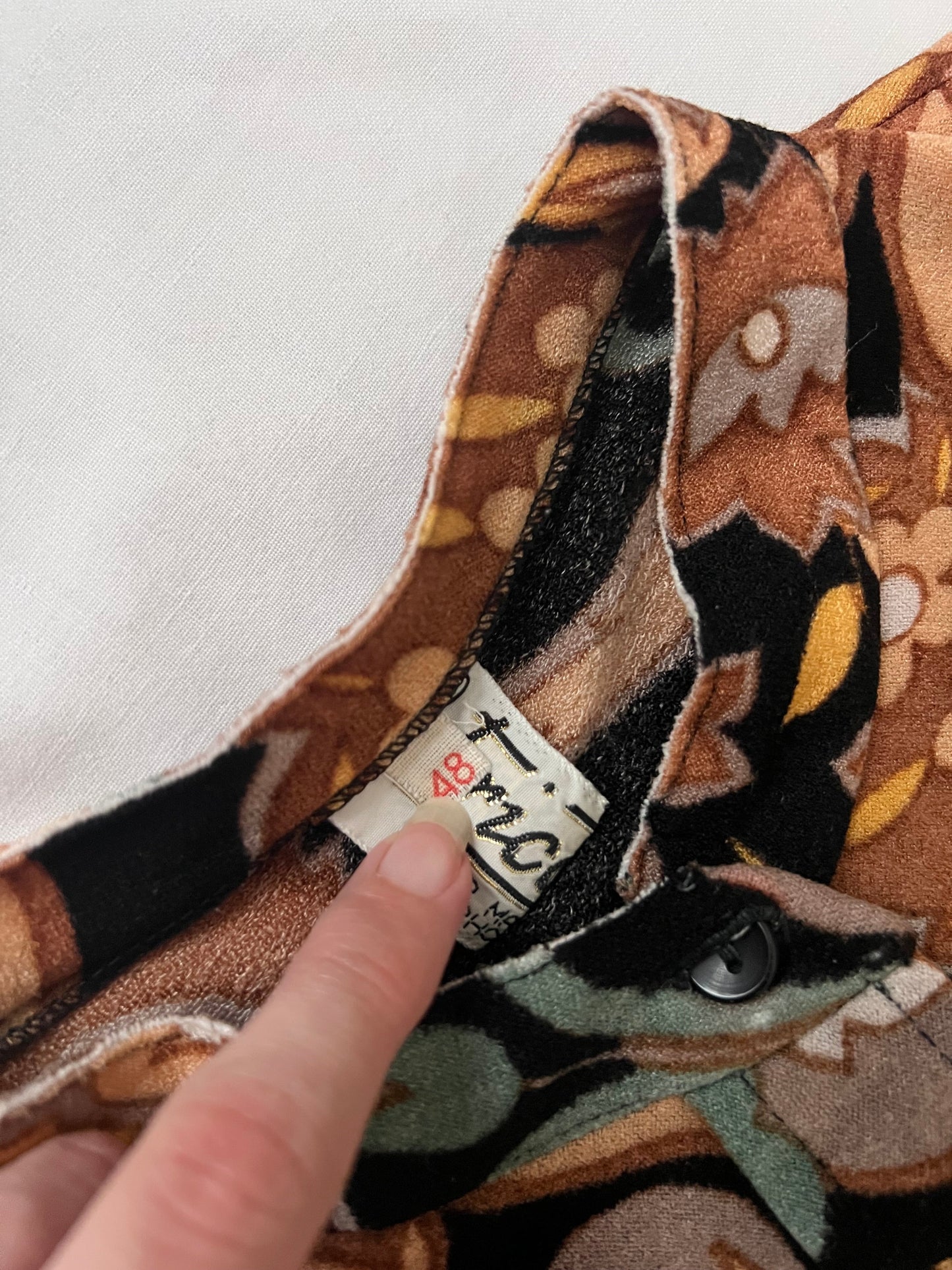 70s pattern top, Size M-L