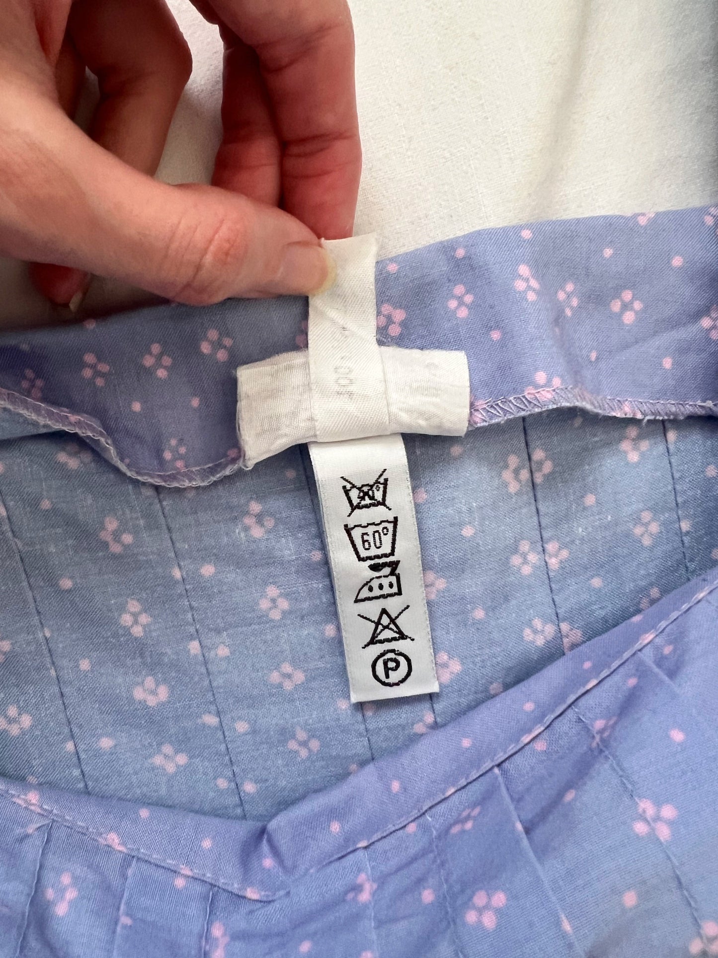 70s Marimekko purple and pink Mila dress, Size XS