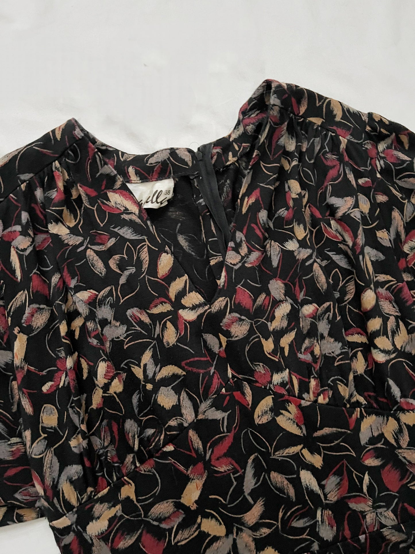 Dark flower dress, Size S
