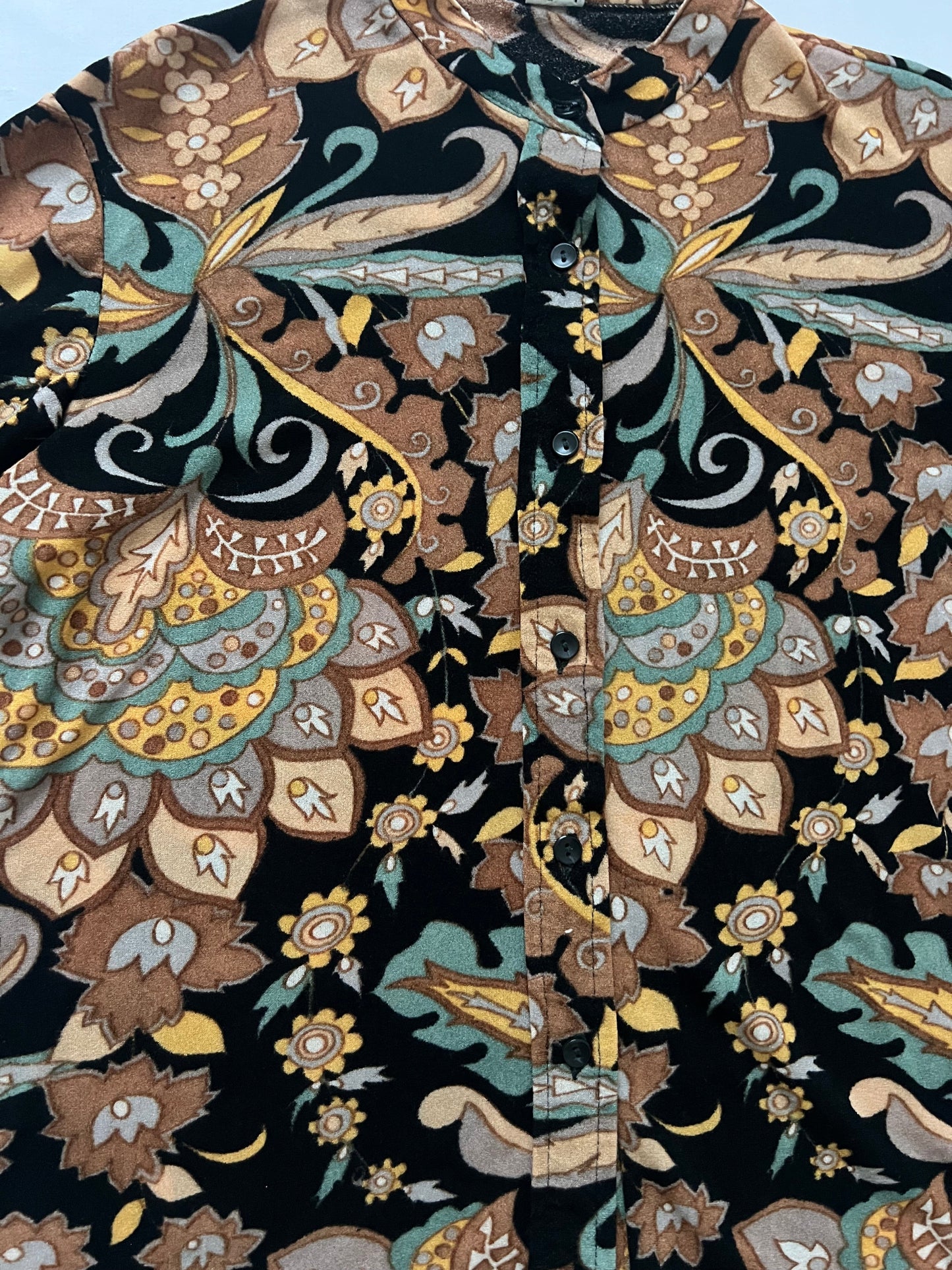 70s pattern top, Size M-L