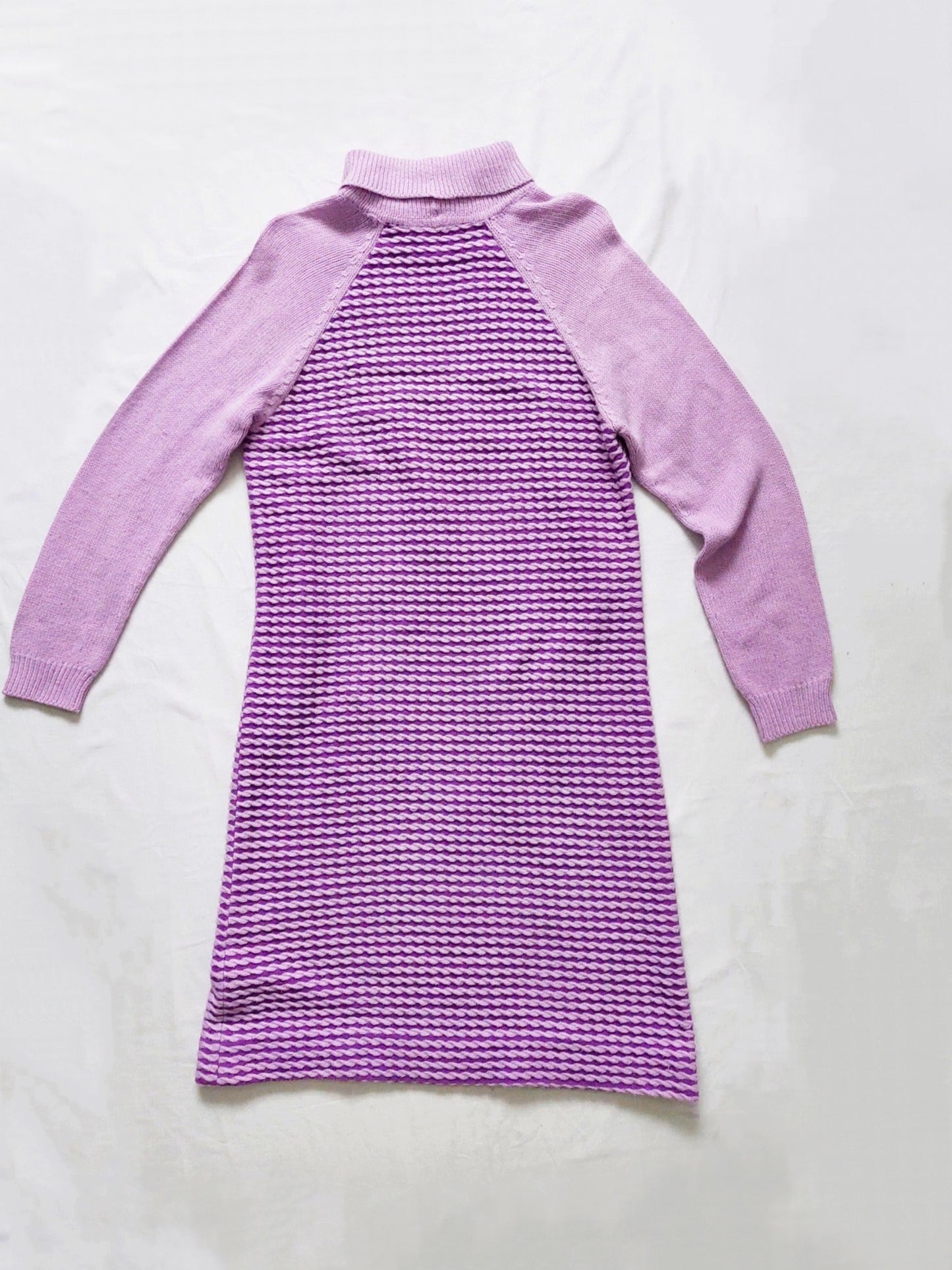 Purple knit dress, Size M