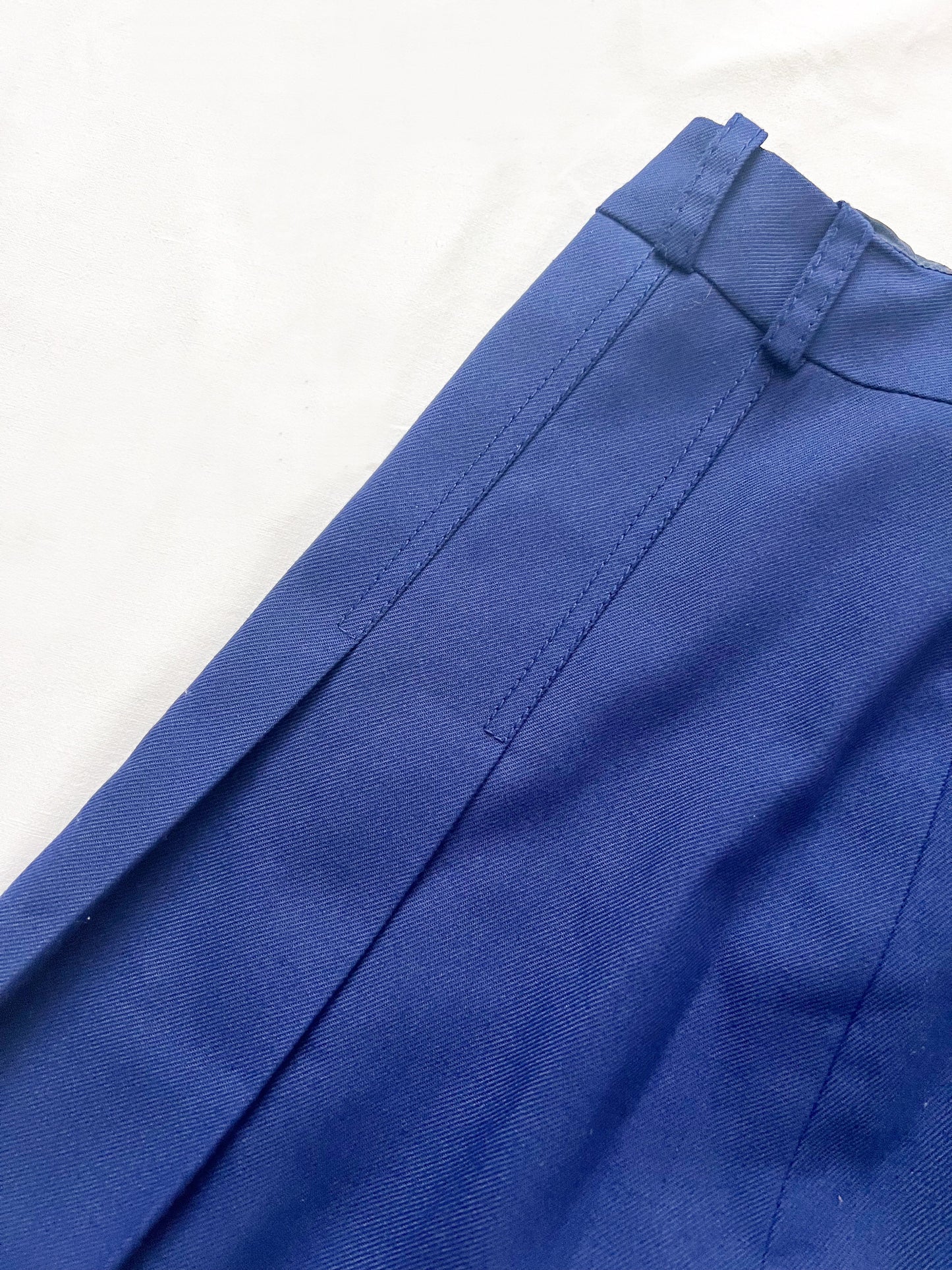 70s blue mini skirt, Size S
