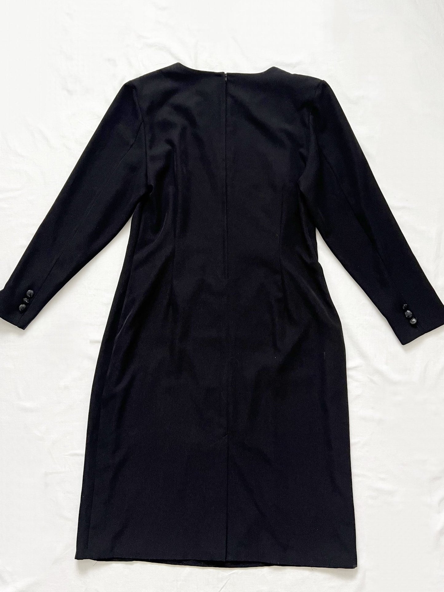 Black 80s dress, Size M