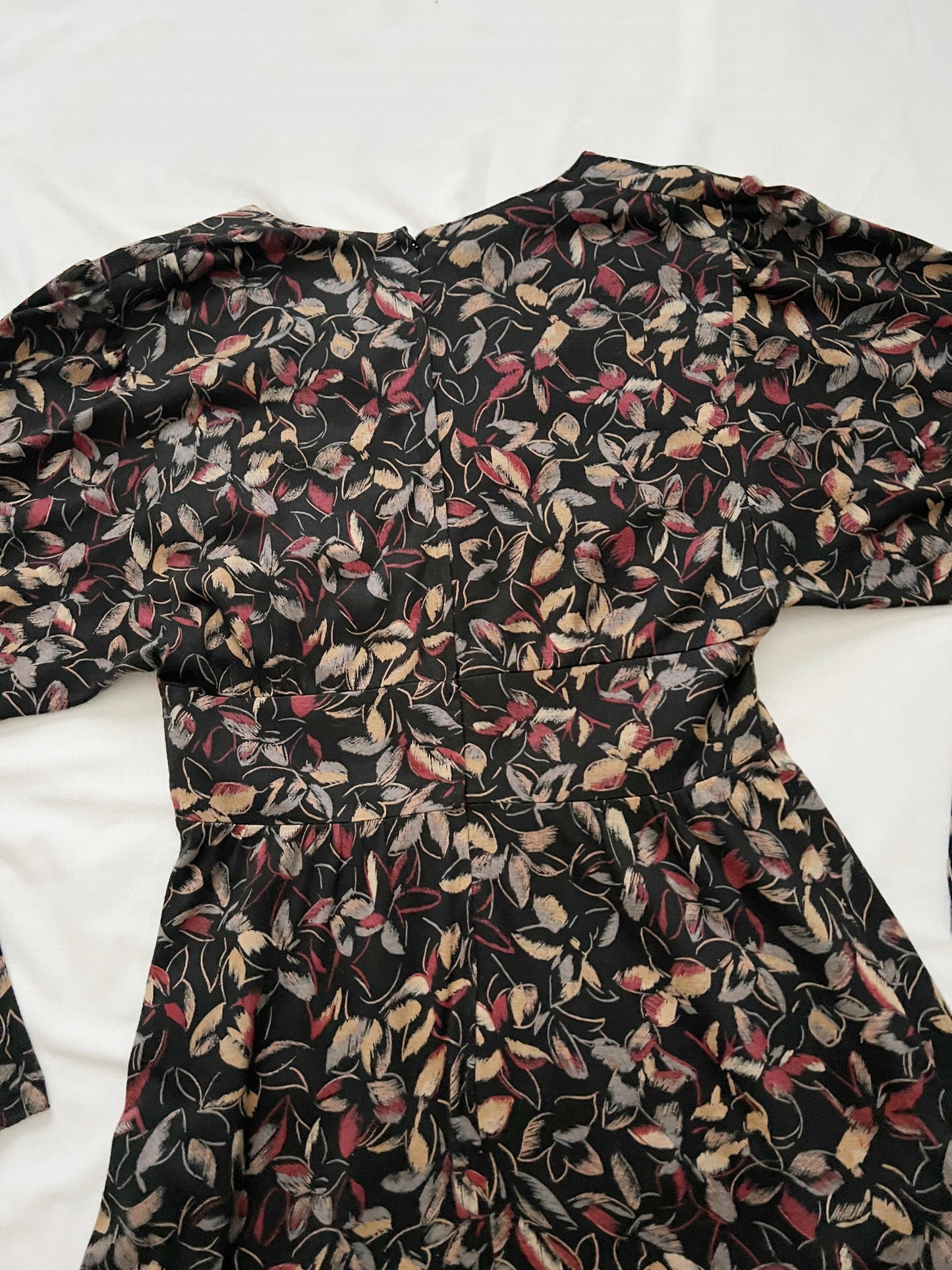 Dark flower dress, Size S