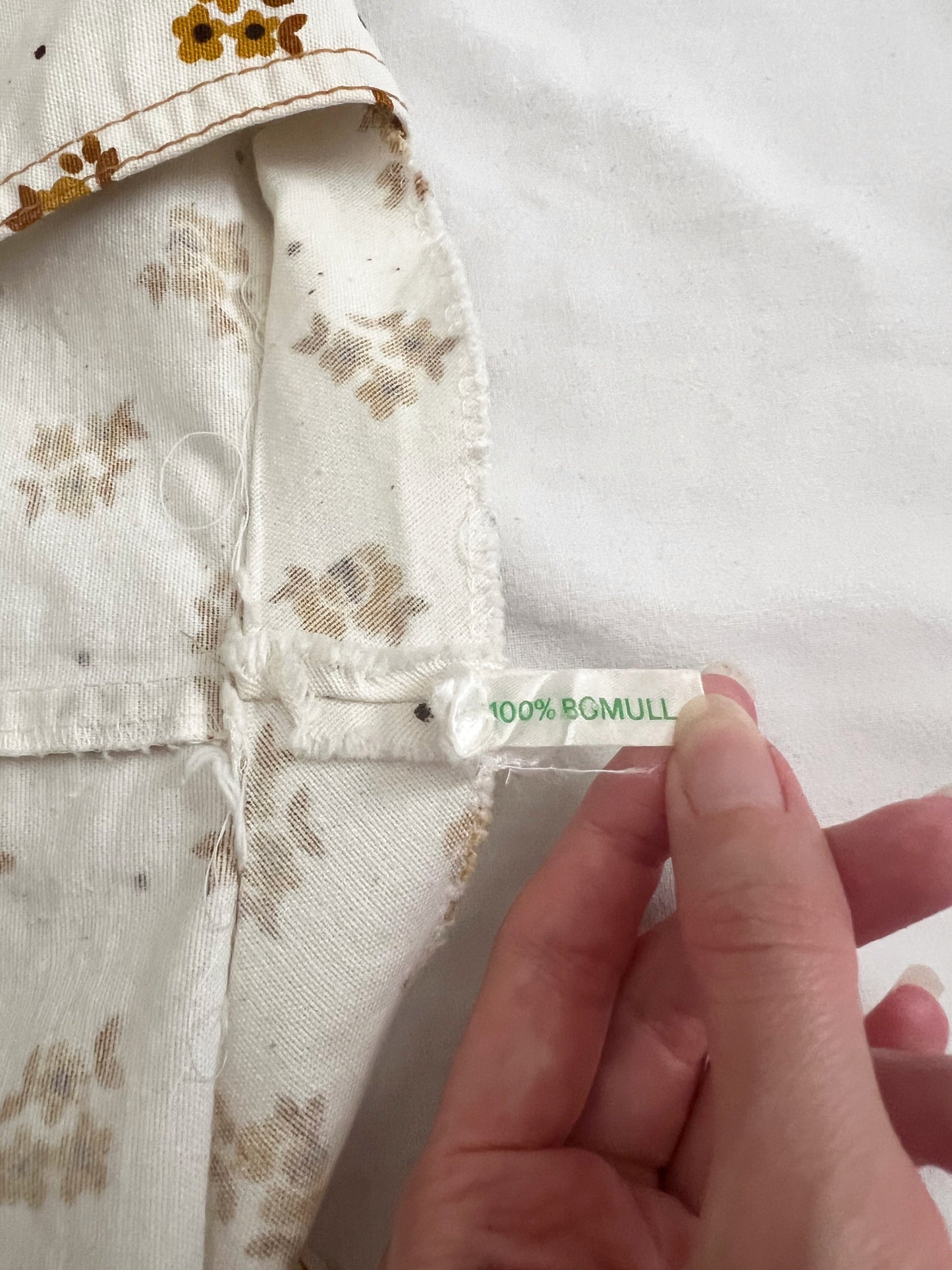 60s/70s babydoll floral dress, Size M