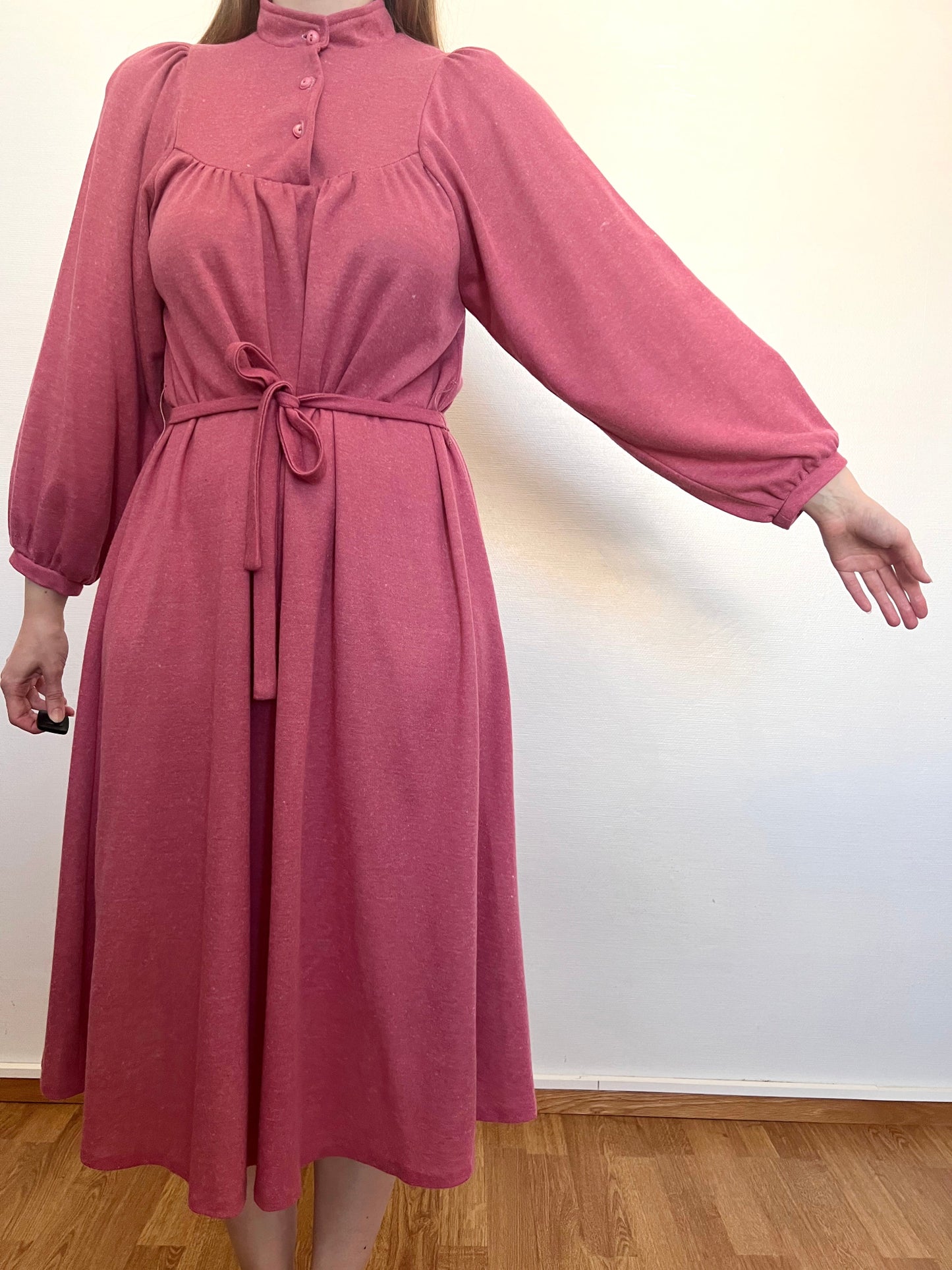70s/80s pink dress, Size S-M