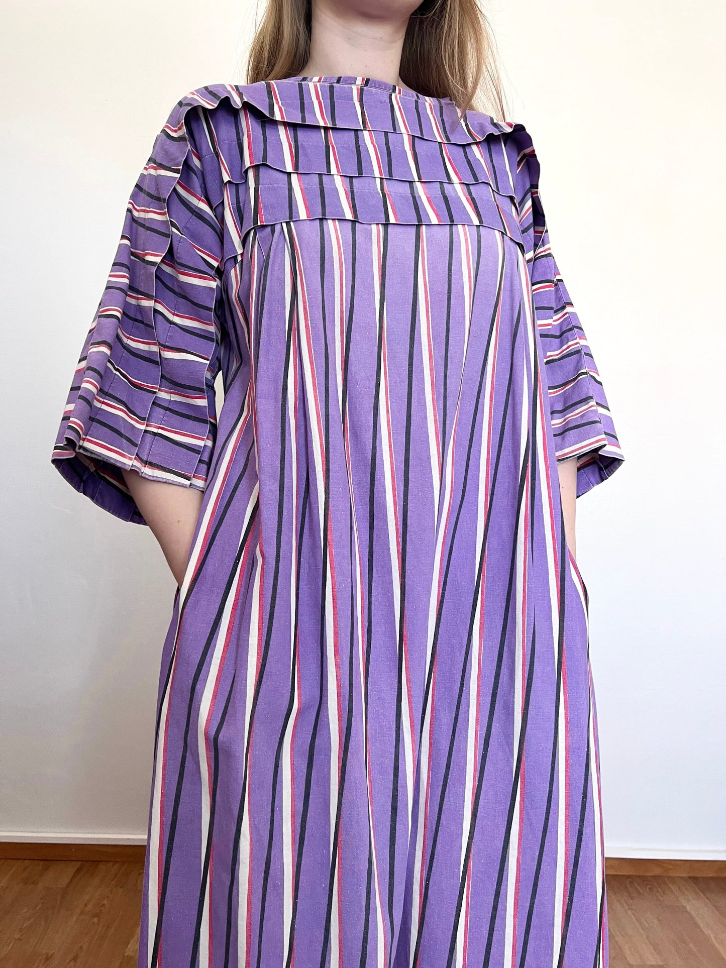1974 purple Marimekko Filippa dress, Size S-L