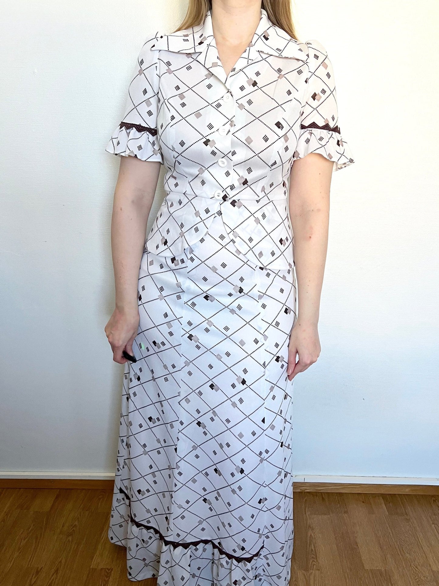 T-shirt and maxi skirt set, Size XS