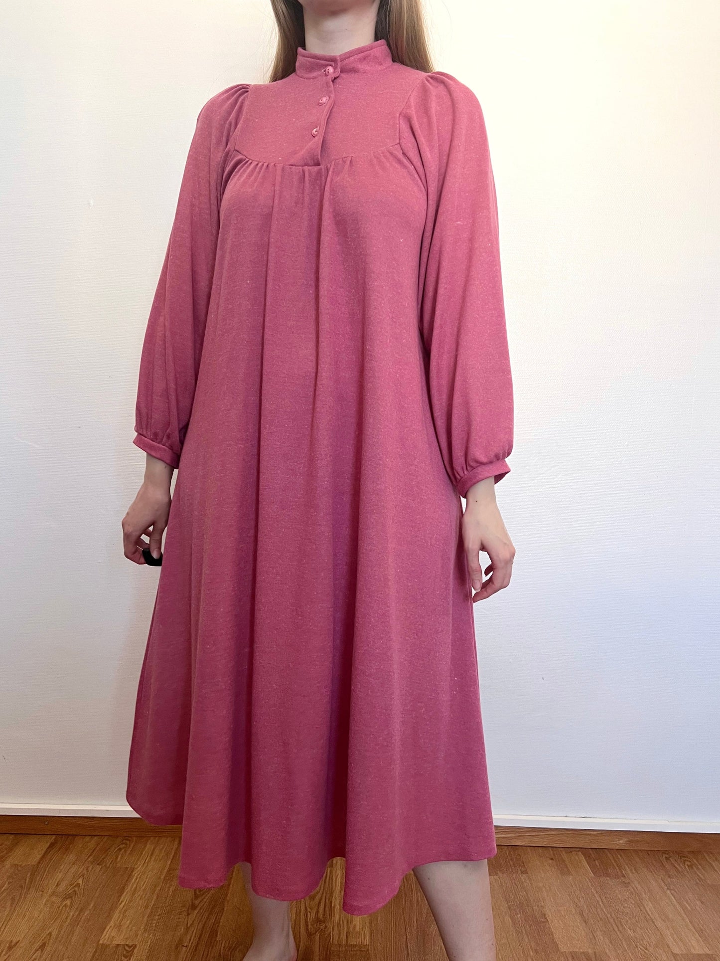 70s/80s pink dress, Size S-M