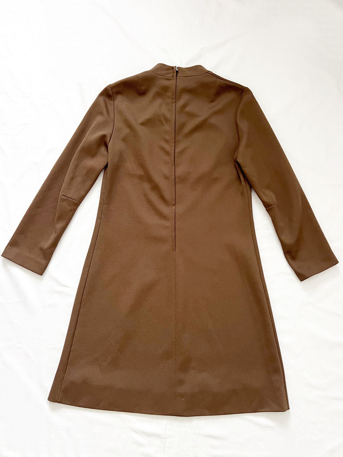 Brown A-line dress, Size S