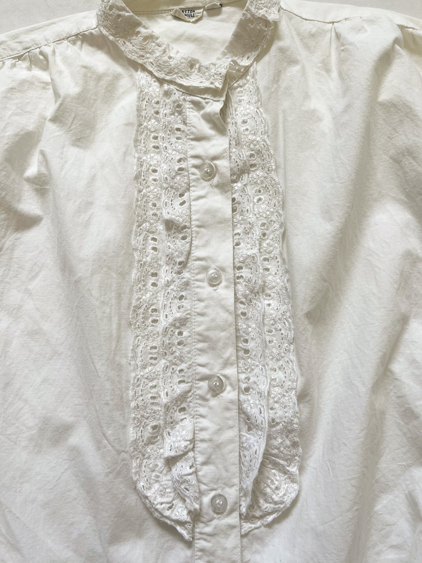 White lace blouse, Size L