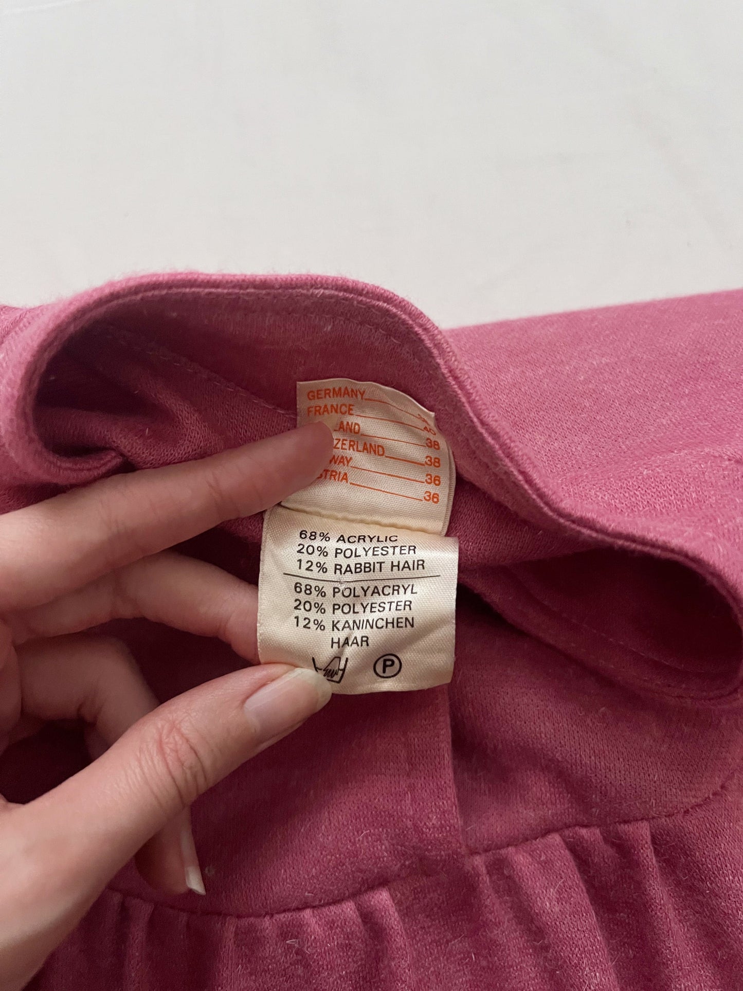 70s/80s pink dress, Size S-M