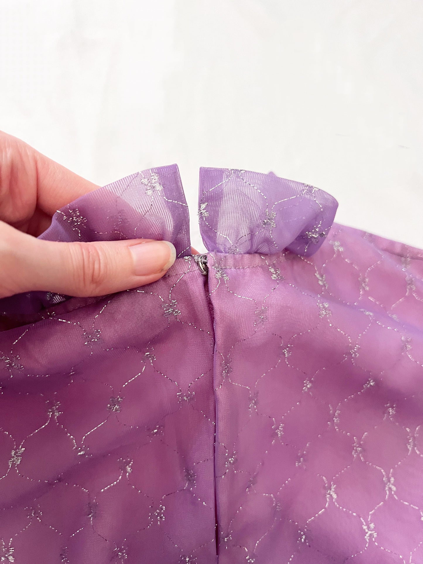 60s shimmery purple dress, Size XS
