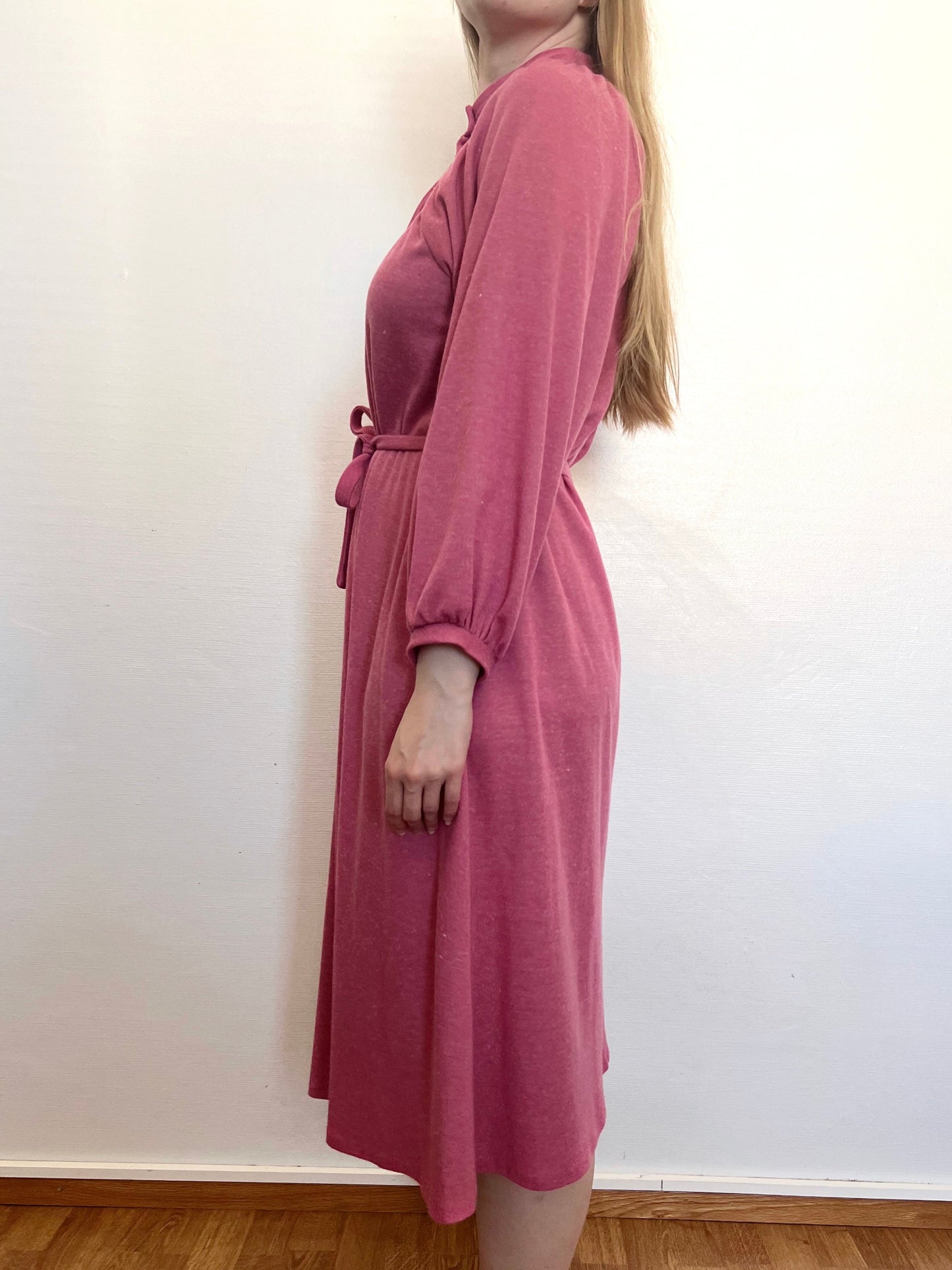 70s/80s pink dress, Size S-M