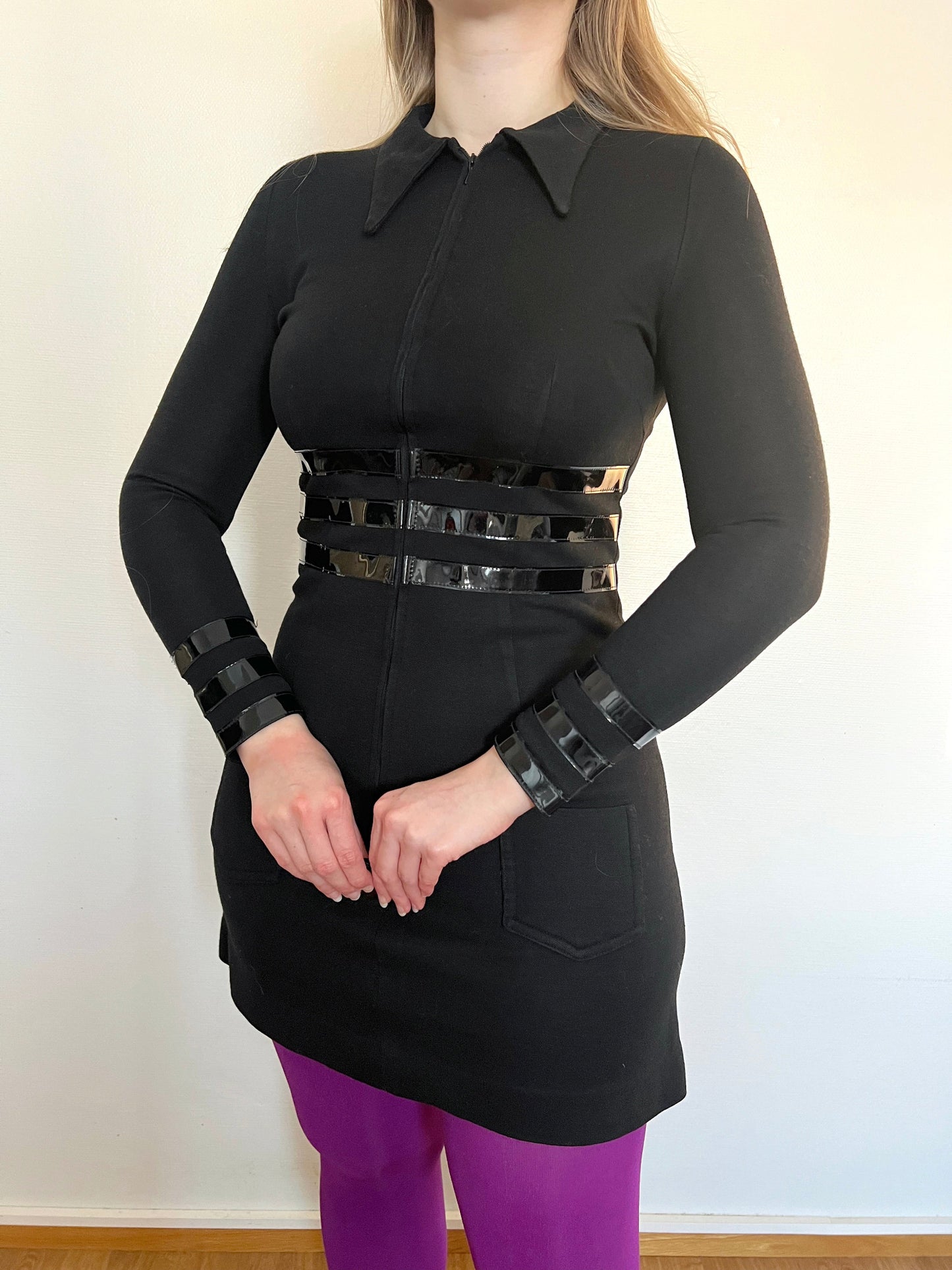 Black mini dress, Size XS