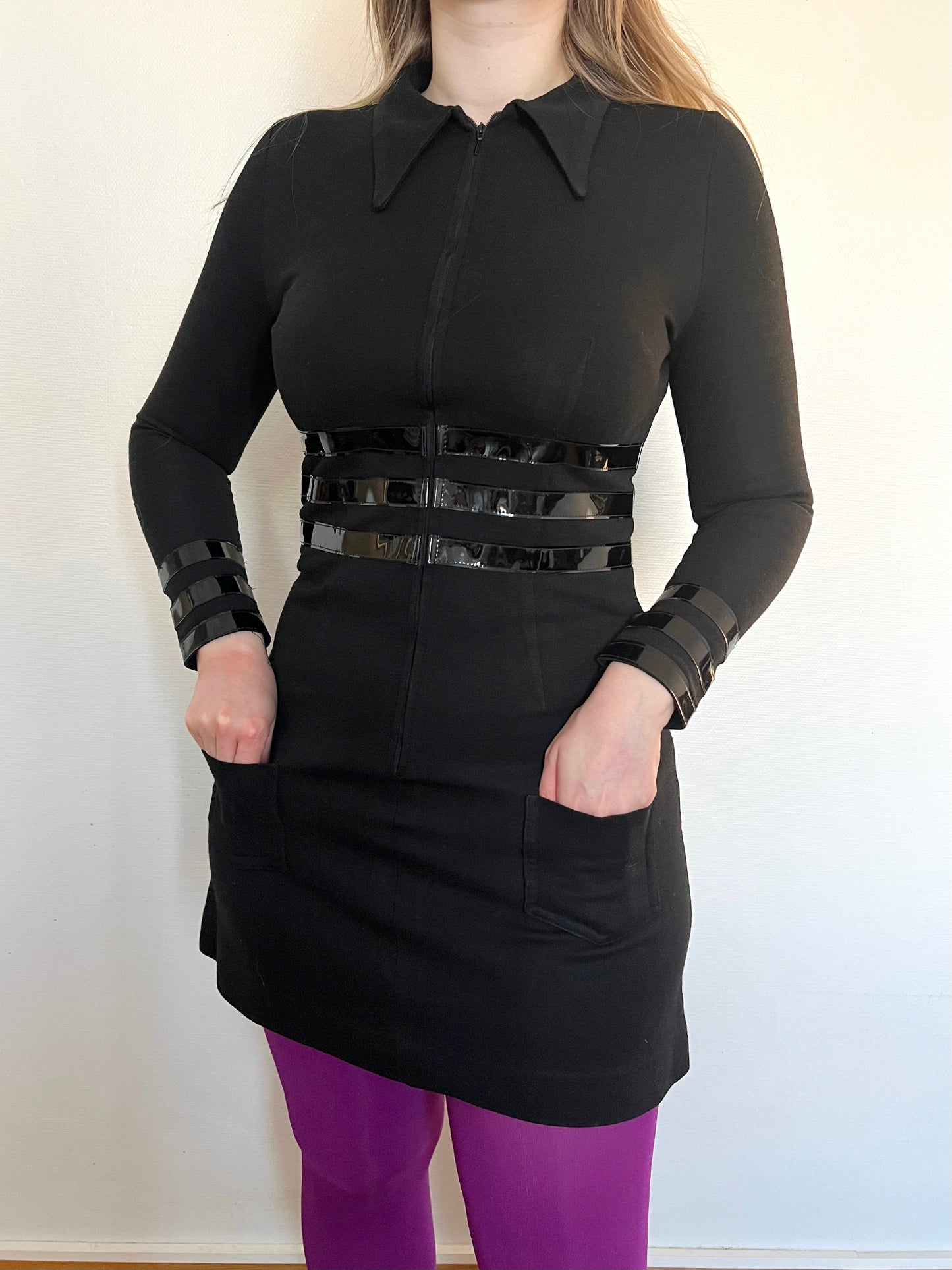 Black mini dress, Size XS