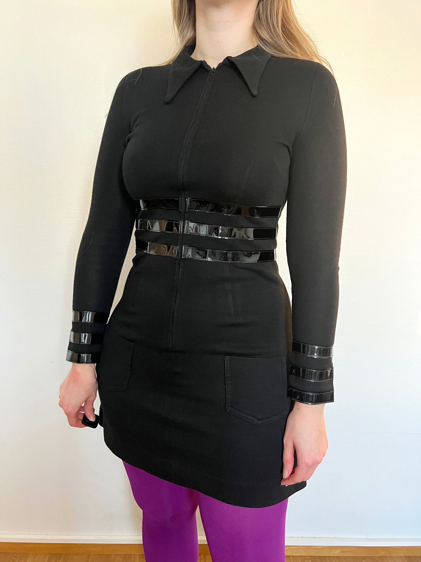 Black mini dress, Size XS