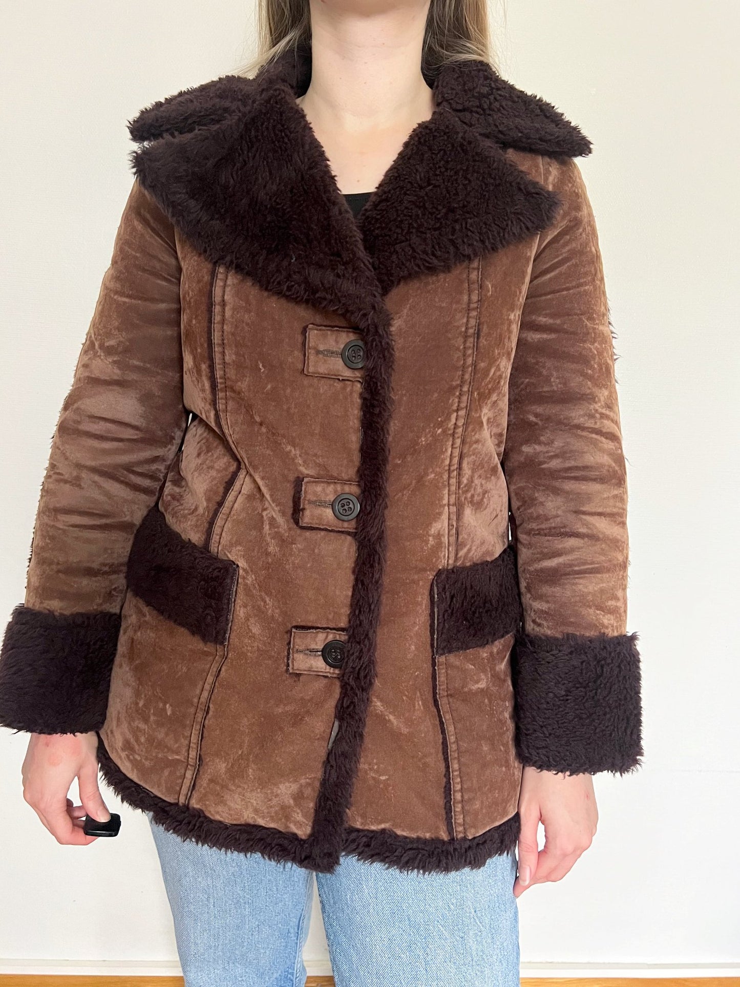 Dixi coat shearling jacket, Size S-M