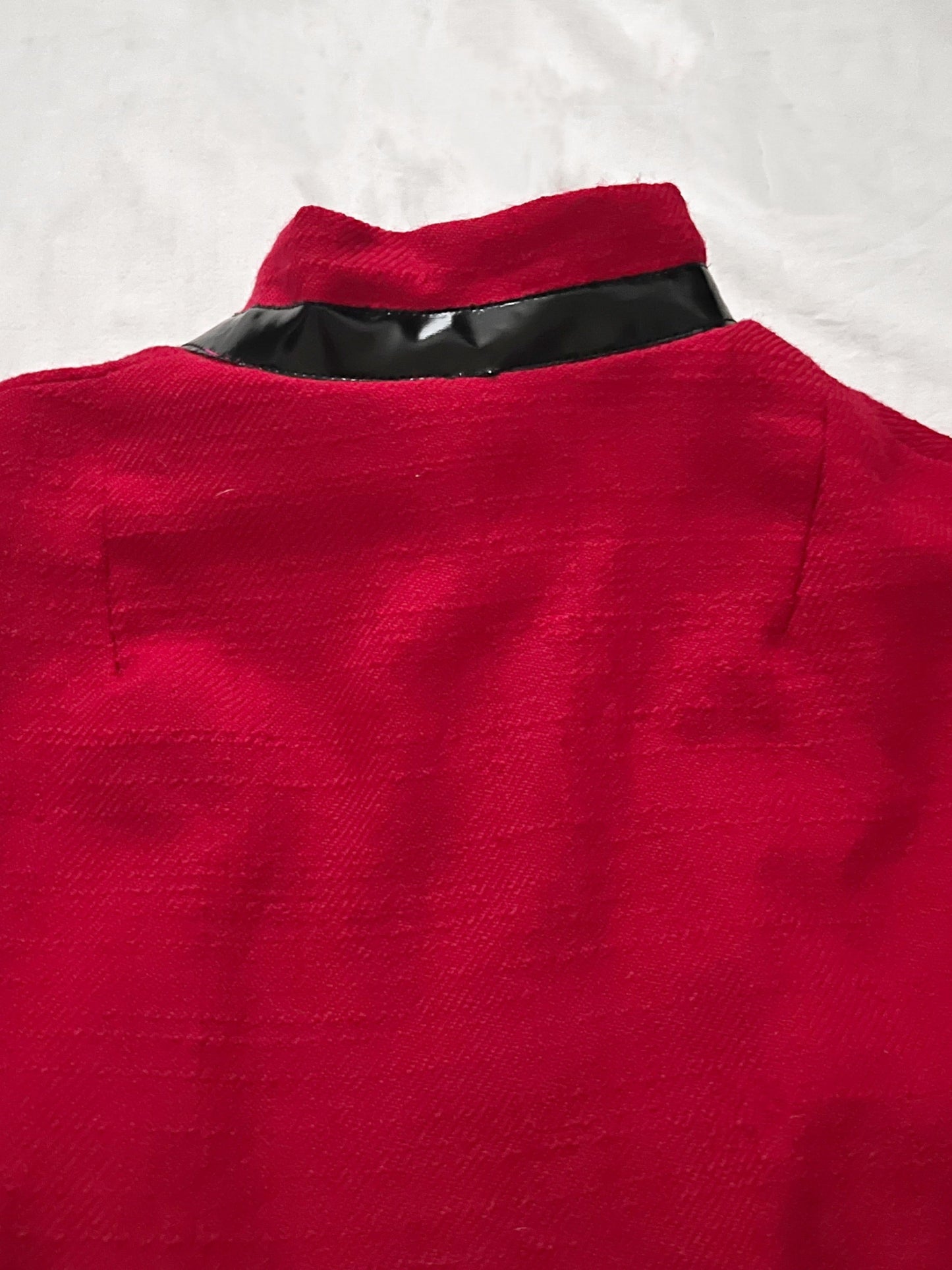 60s red space age mini dress, Size XS