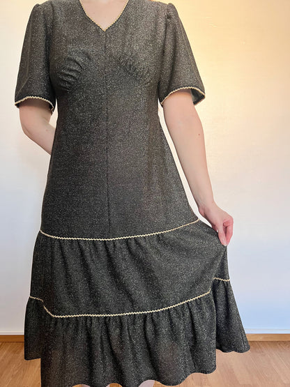 70s shimmery dress, Size S-M