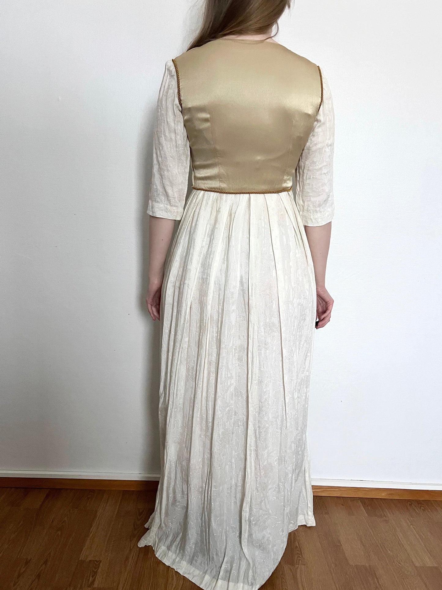 60s/70s Medieval revival maxi dress, Size S