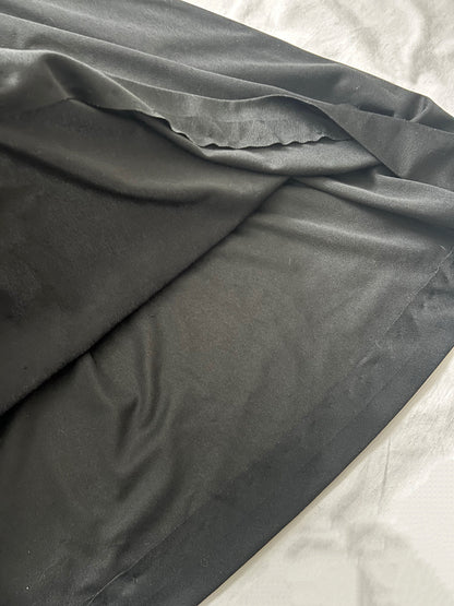 70s black prairie dress, Size M-L