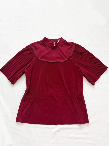 70s burgundy t-shirt, Size M-XL