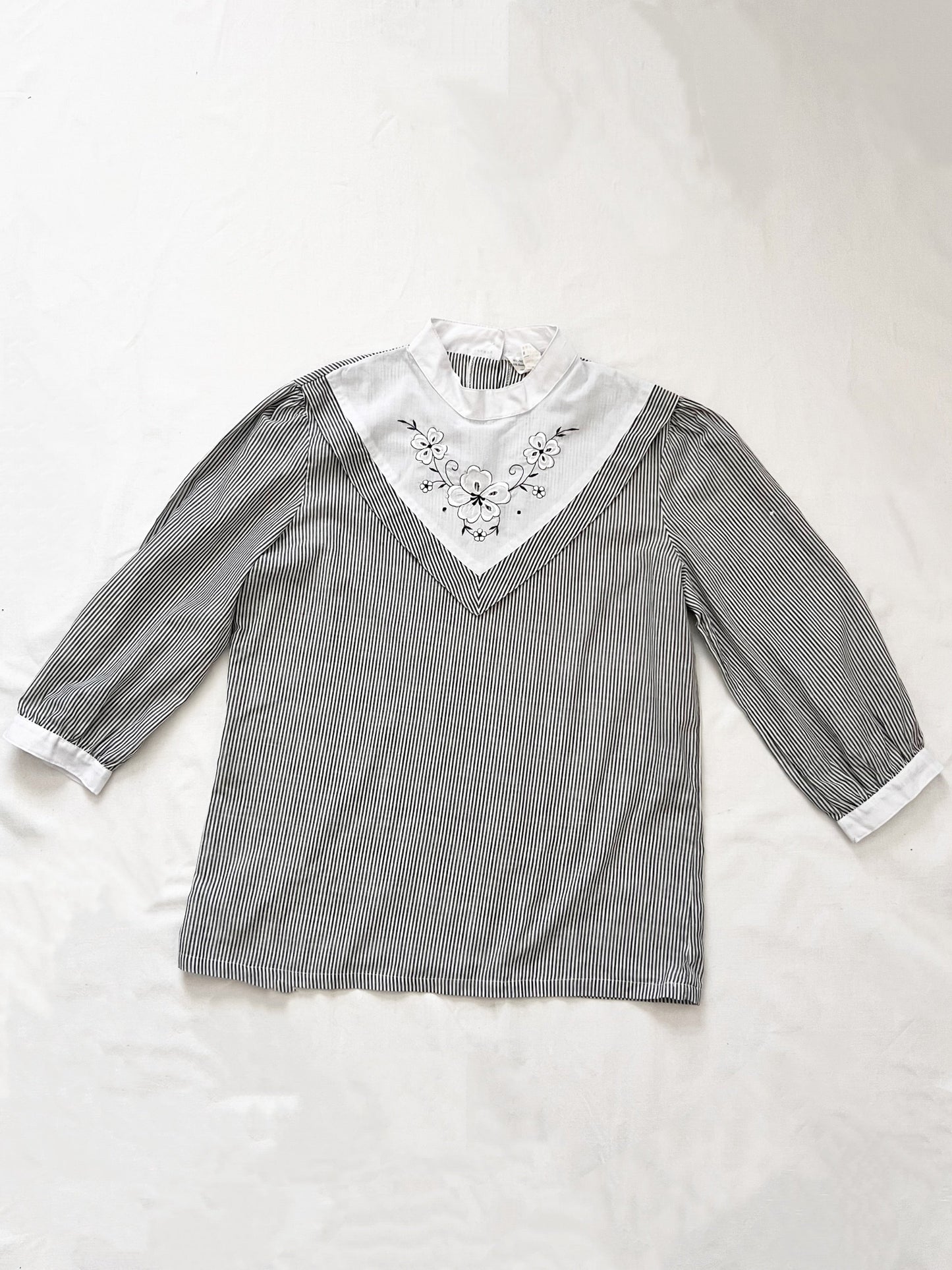 70s/80s prairie inspired top, Size S-M