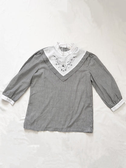 70s/80s prairie inspired top, Size S-M