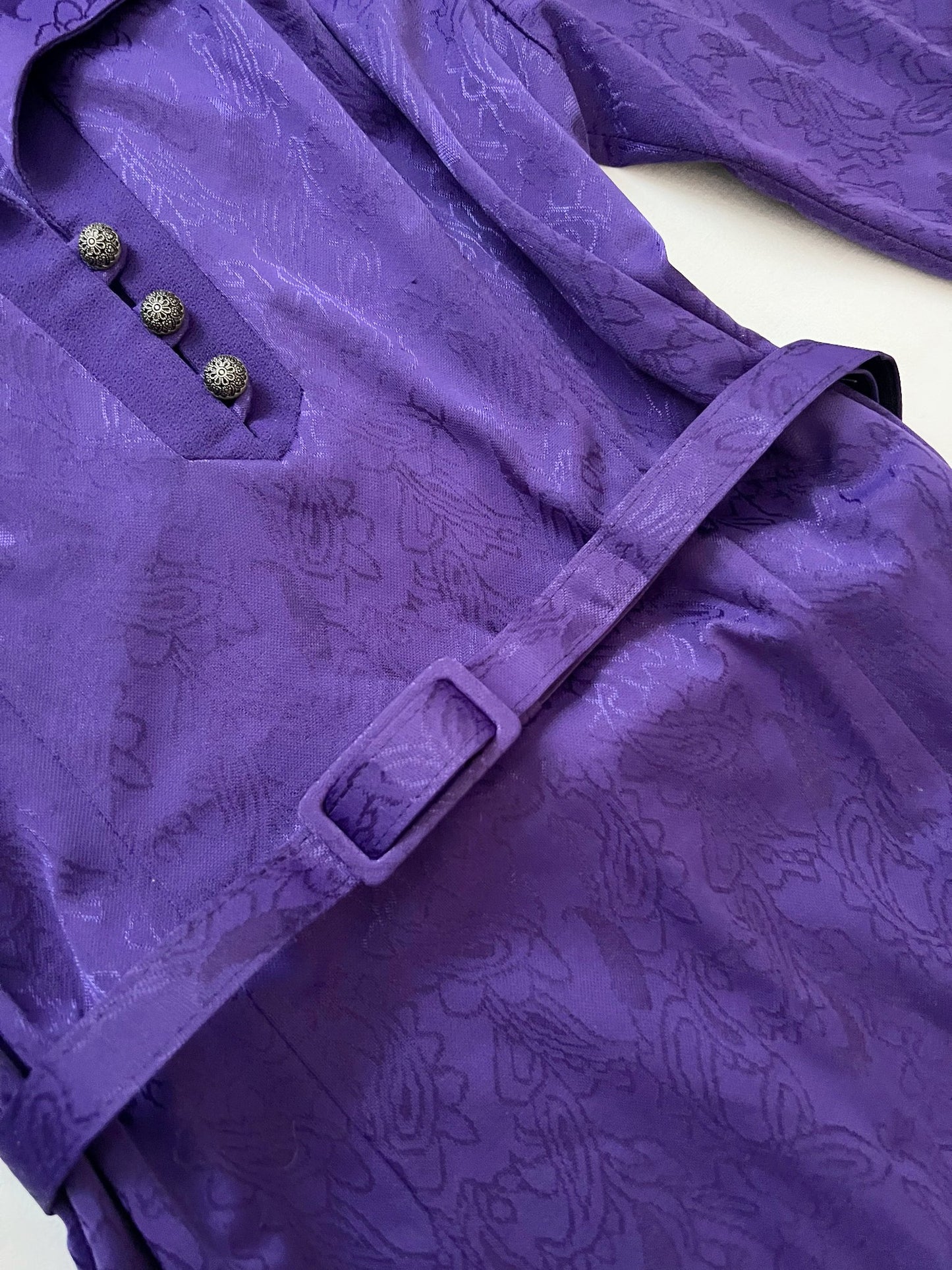 Purple 80s dress, Size S-M