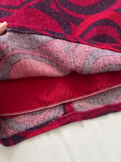 60s/70s swirl pattern mini dress, Size XS-S